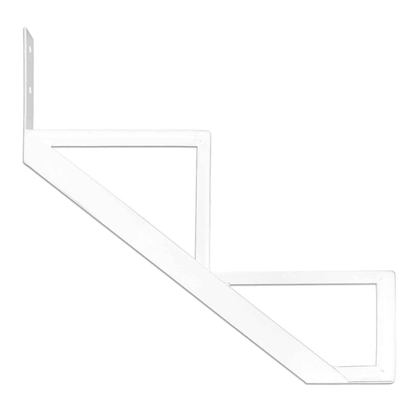 Stringer Ads 2-Steps Aluminum Stair Stringer Collection 11 (10-1/4''), White ...