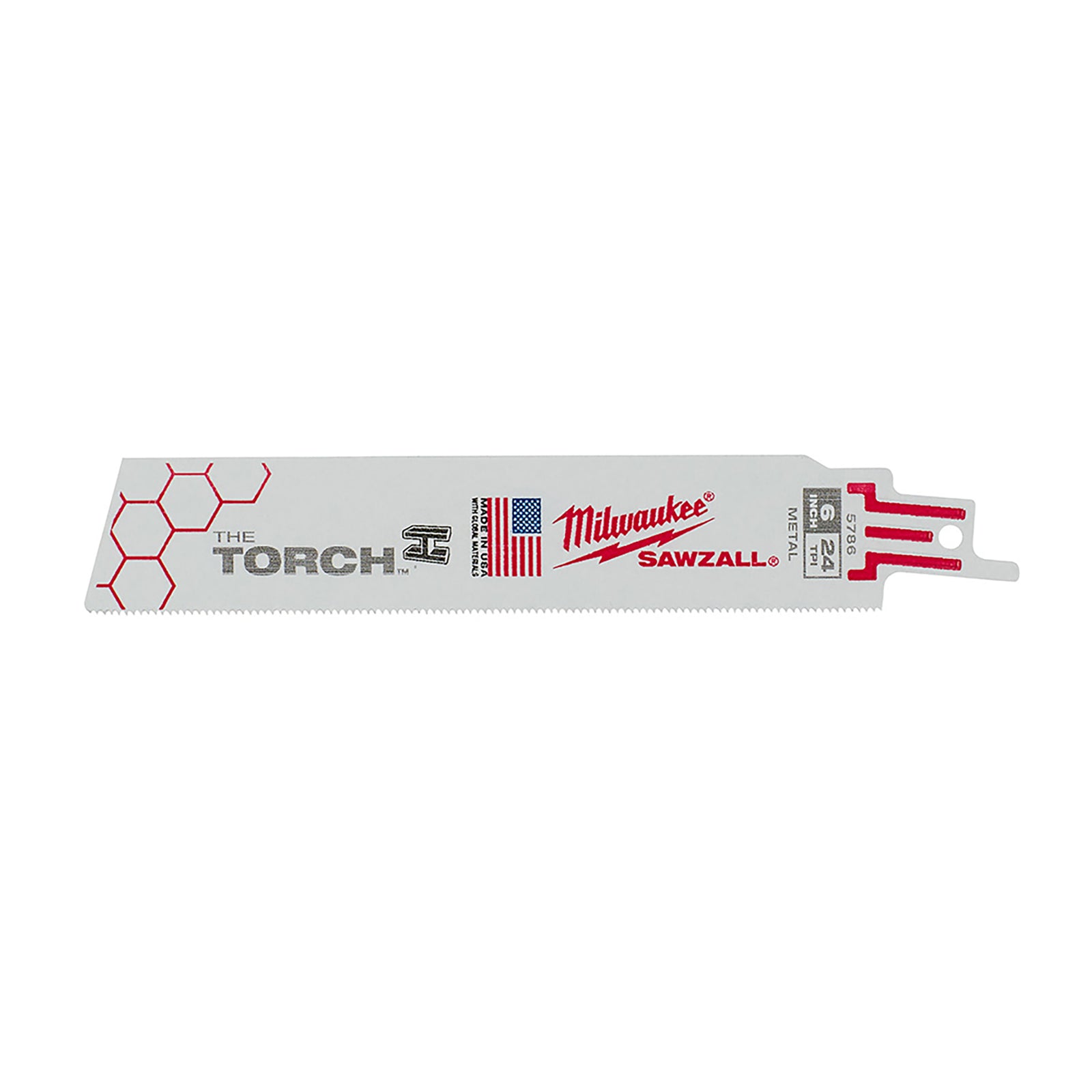 Lames SAWZALL THE TORCH de 15,2 cm (6 po), 24 DPP (paquet de 5)