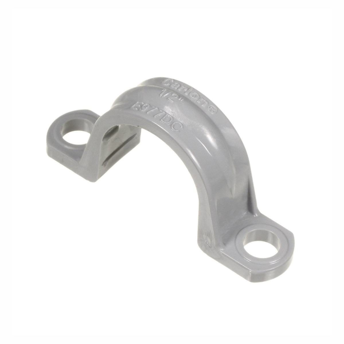 Pvc Sangle 2-Hole PVC Strap for Rigid Conduit, 3/4
