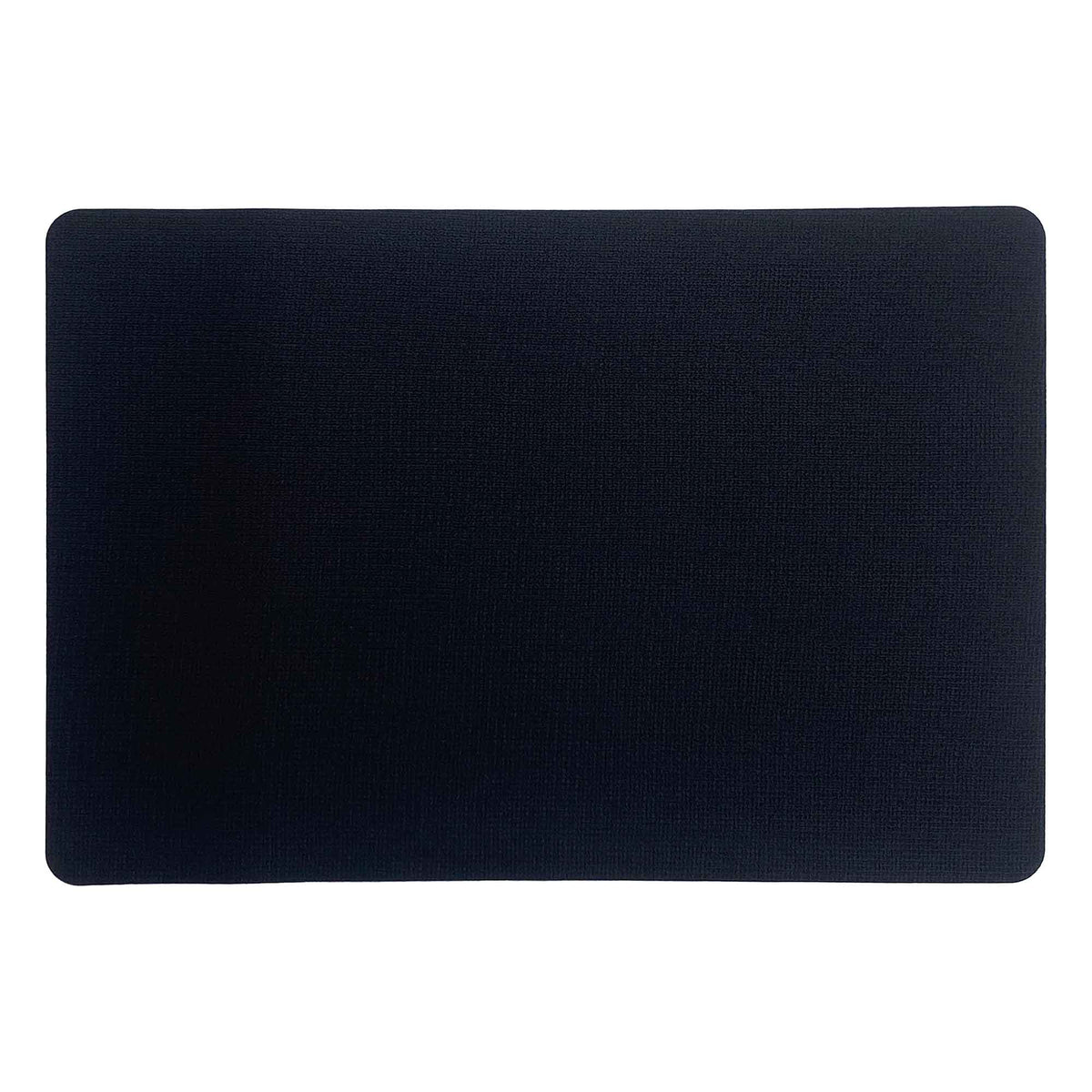 Napperon d'aspect cuir, noir