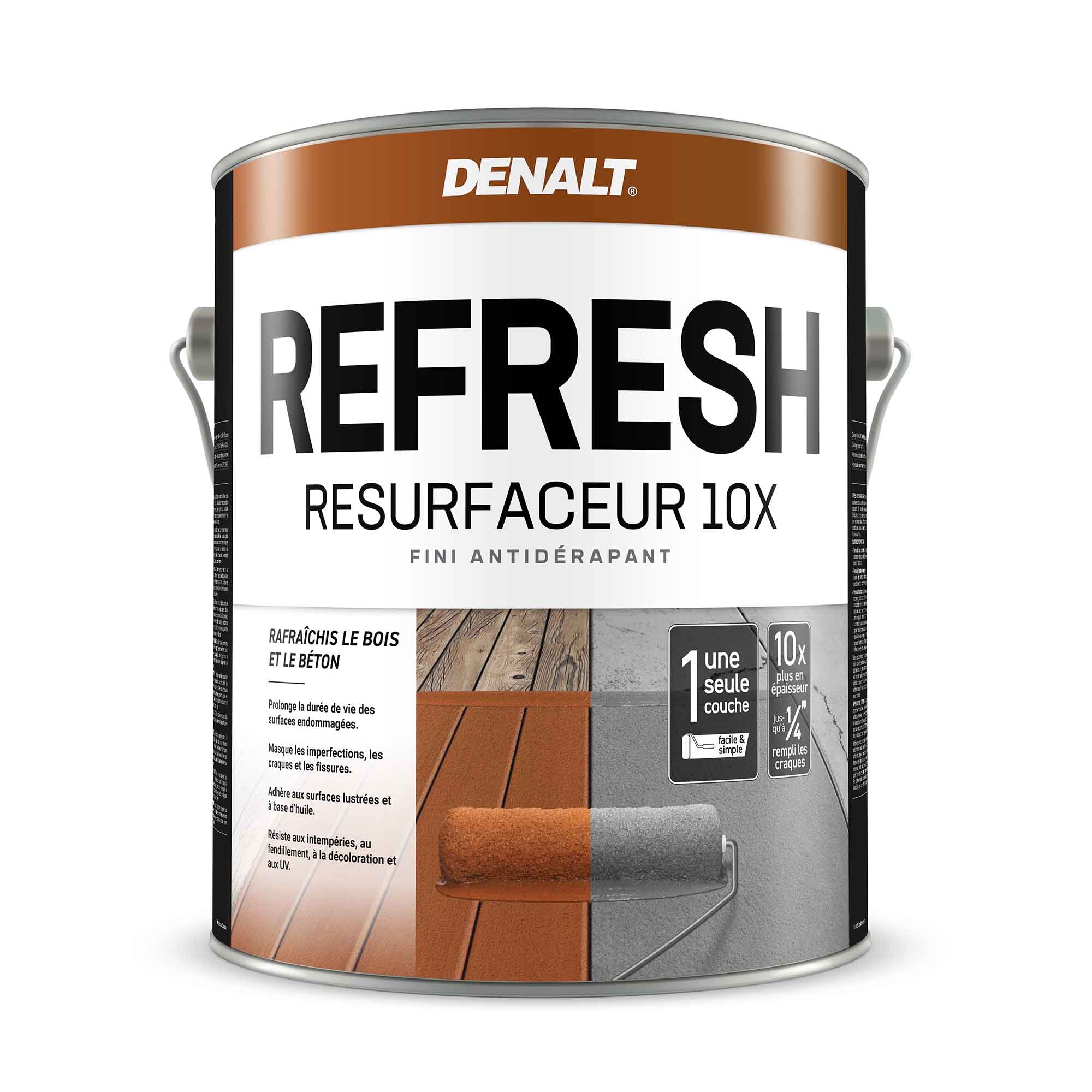 Resurfaceur 10X Refresh antidérapant, 3,7 L