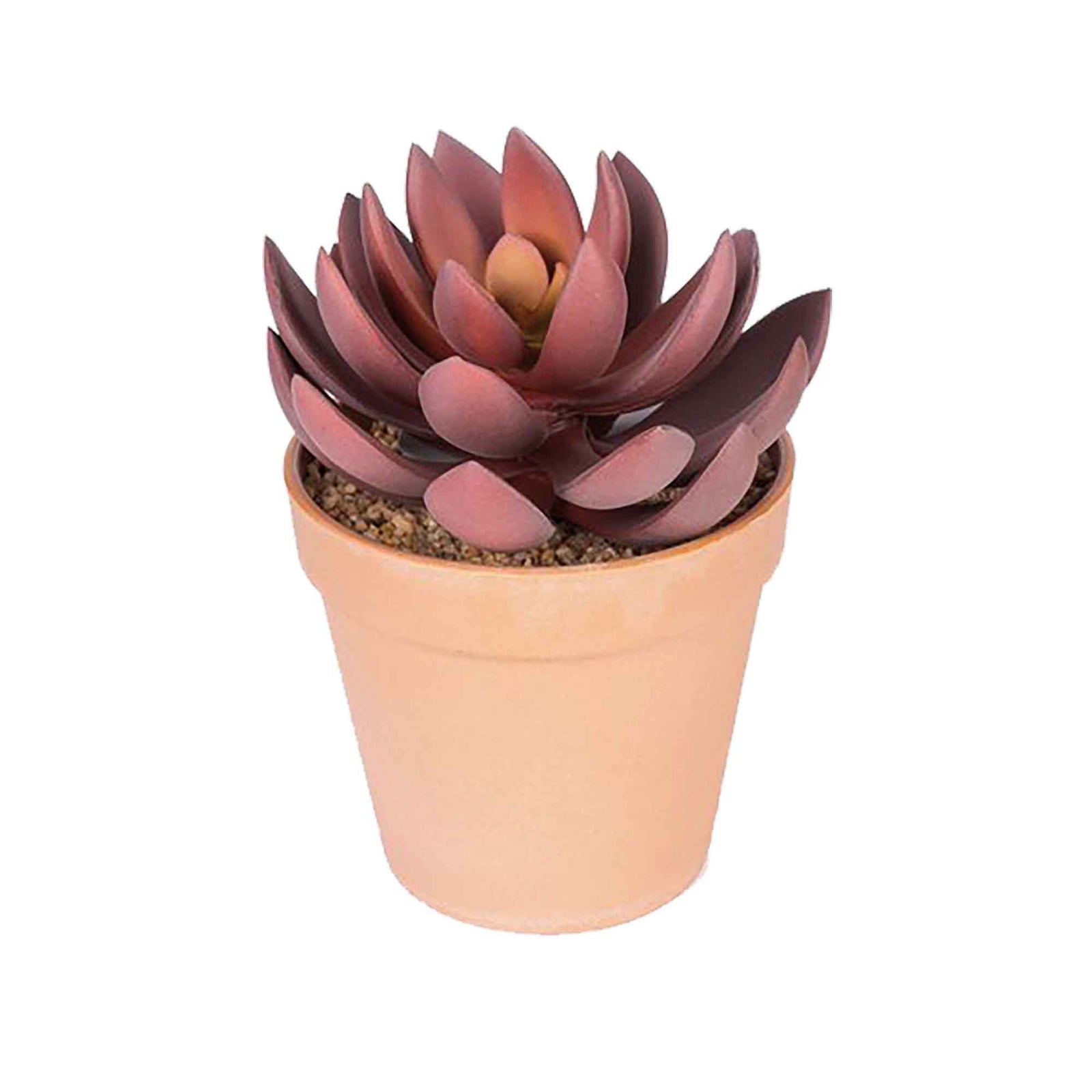 Plante Lotus artificielle en pot de terre cuite, 6"