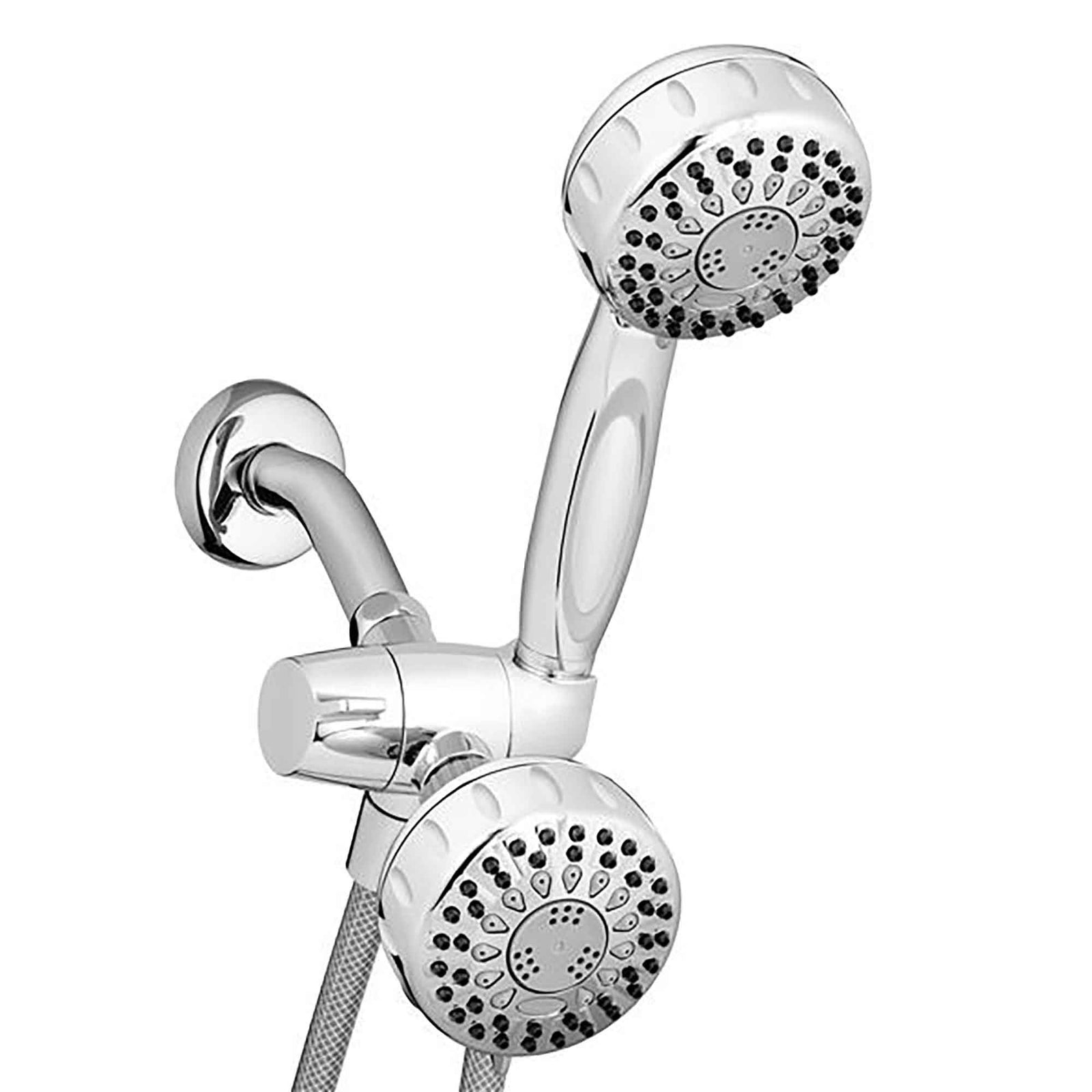 Ensemble d’une pomme de douche et de douche à main Elements à 5 réglages, chrome