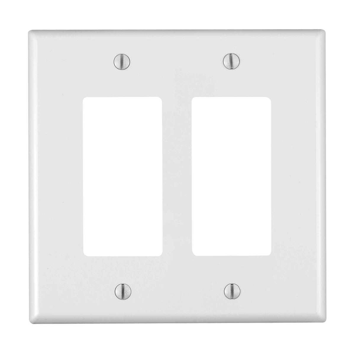 Plaque murale double Decora, blanc