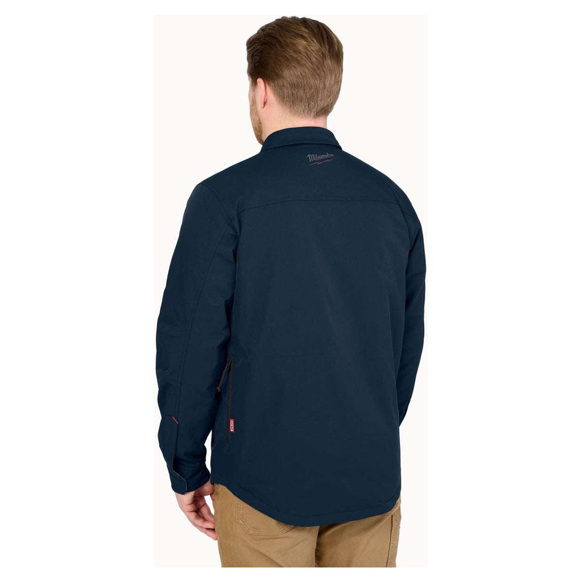 Veste-chemise chauffante M12, 2 T-grand (Bleu marine)