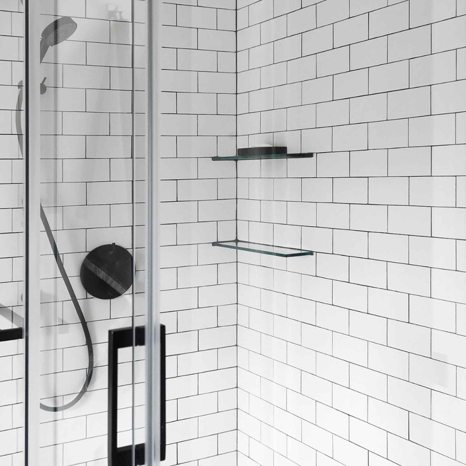 Carreau de porcelaine Urban Max de 6" x 6", blanc lustré