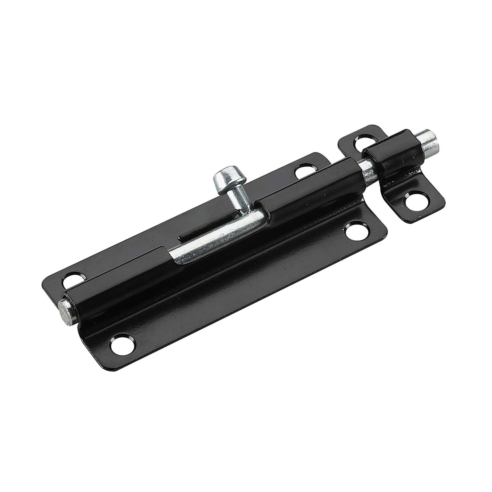 Verrou noir robuste pour cadenas, 8''