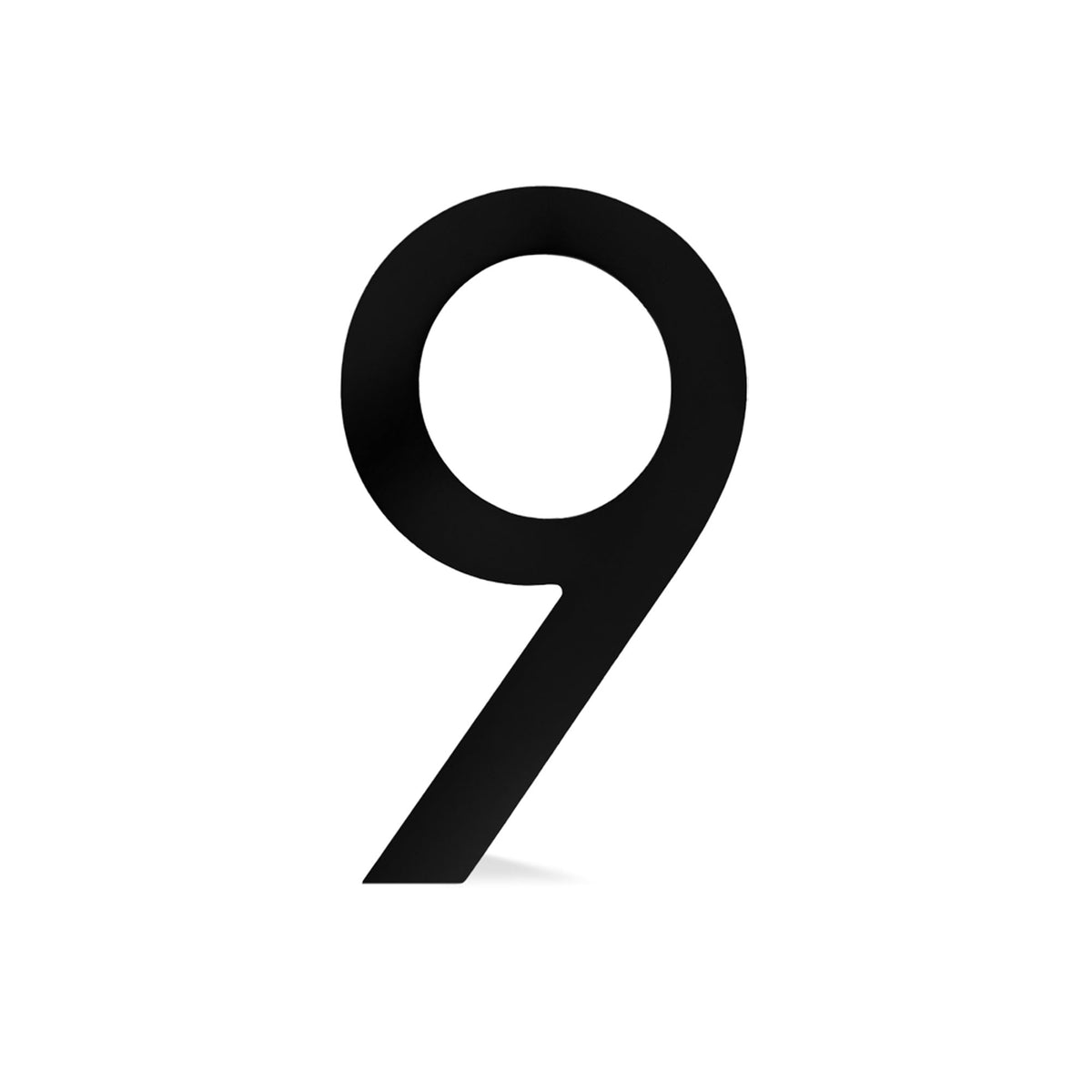 Chiffre flottant 3D de 9'' en alumipanel, #9 (noir)