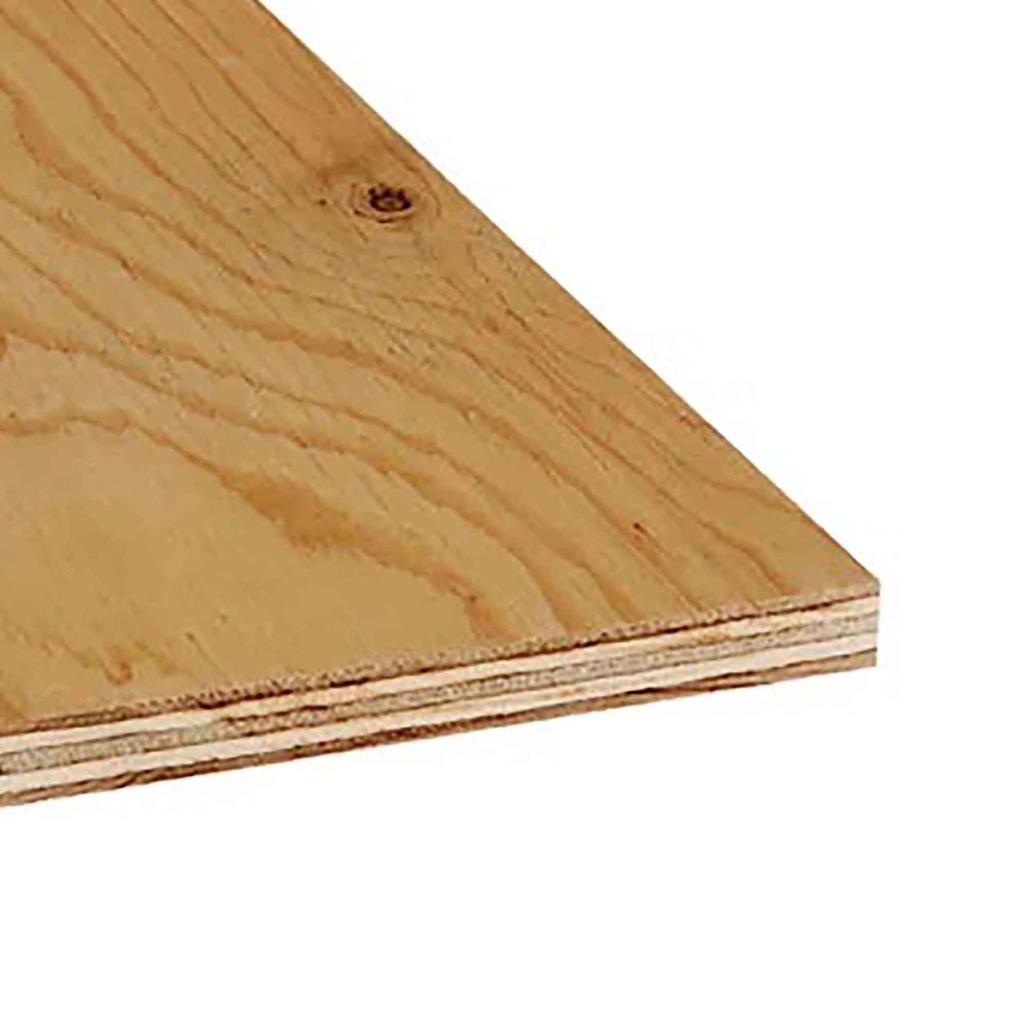 Contreplaqué BC Fir Select carré, 3/4" x 4' x 8'