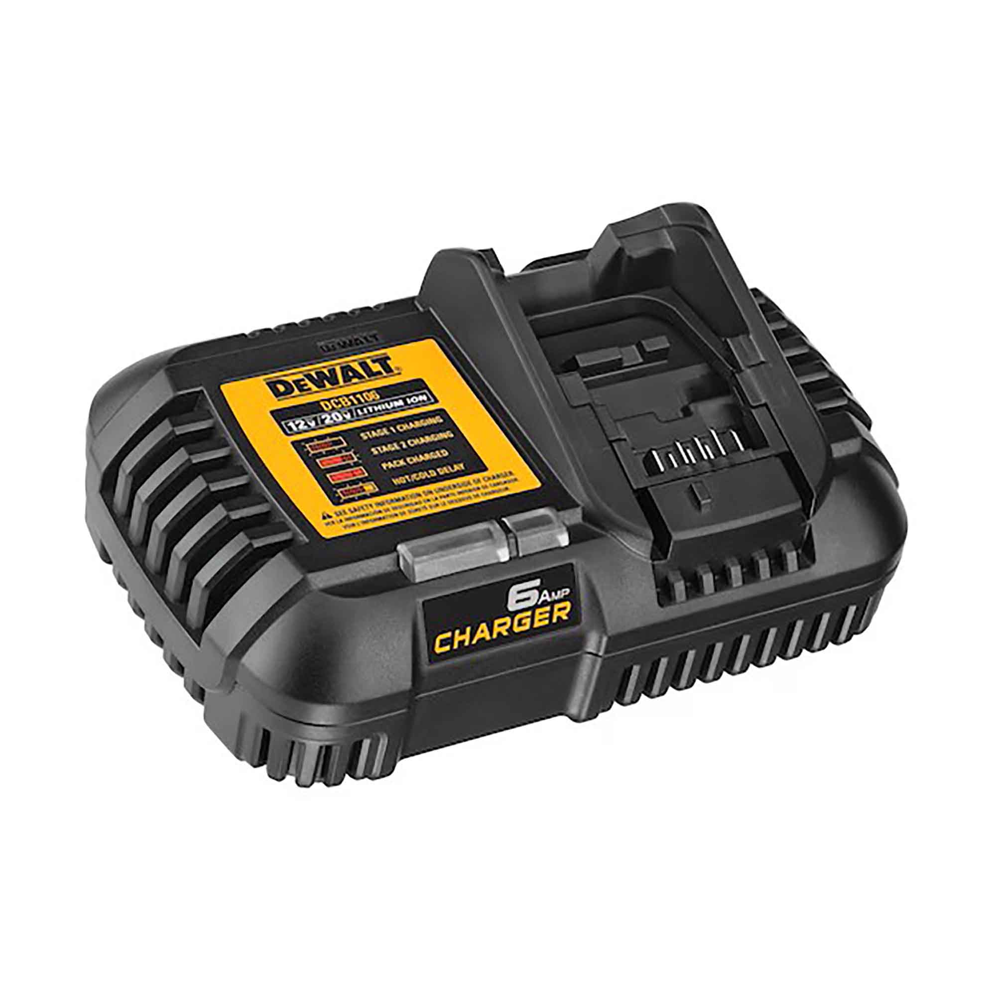 Chargeur rapide 12 V Max / 20 V Max et Flexvolt, 6 A