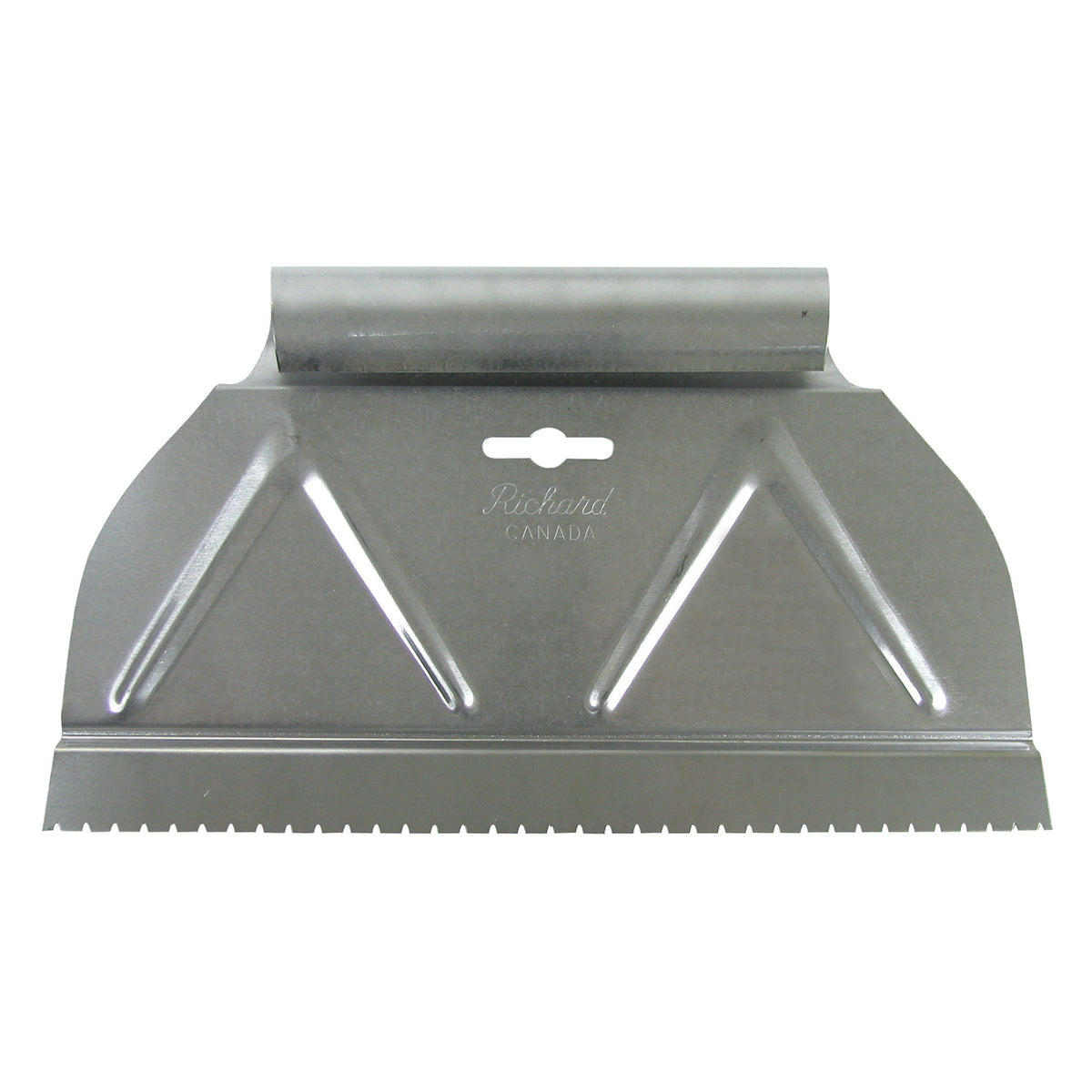 Étendeur à colle de 9&#39;&#39; (22,7 cm) dents en &#39;&#39;V&#39;&#39; (1/16 x 3/64 x 13/64&#39;&#39;)