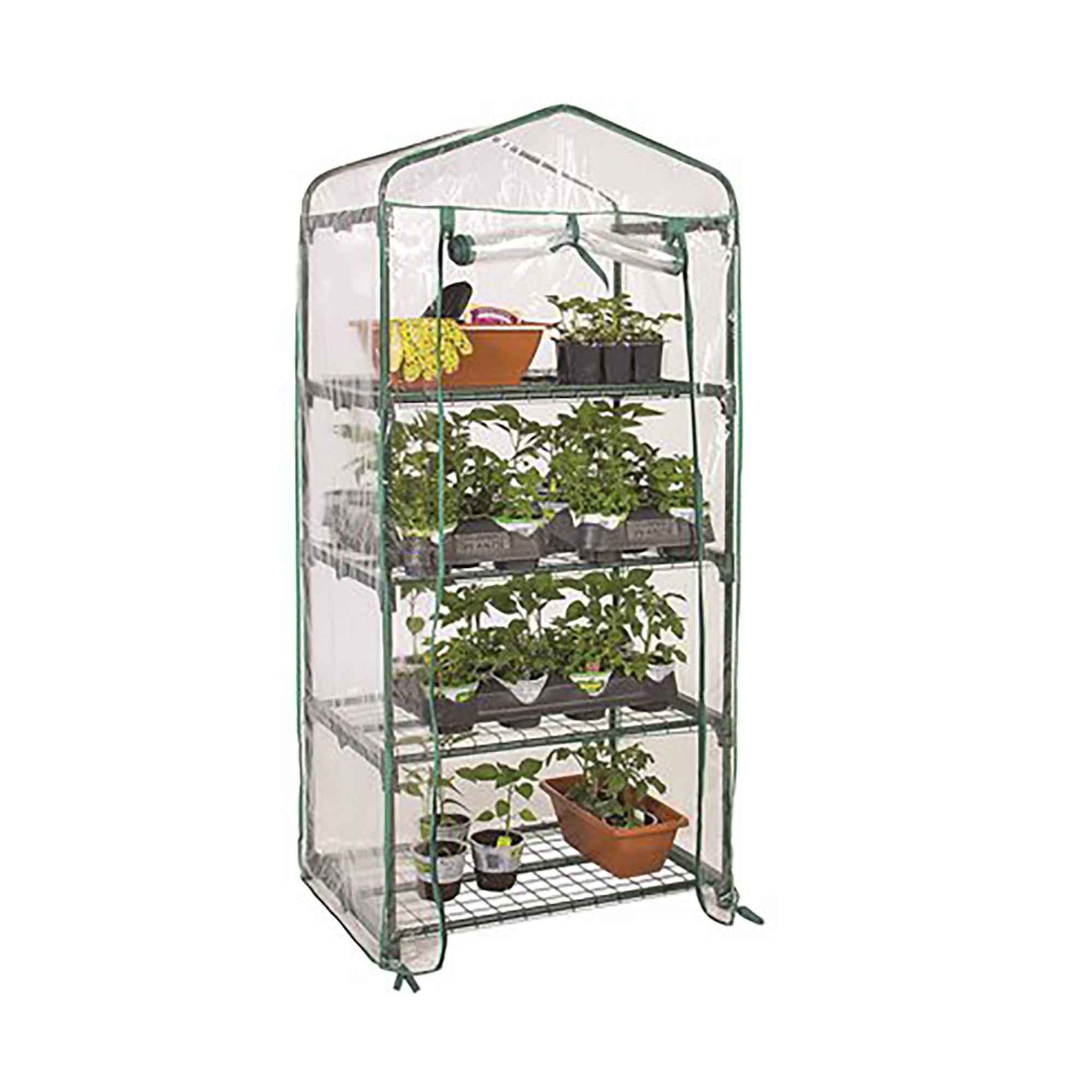 Serre de jardin à 4 niveaux, 27" x 19" x 61"