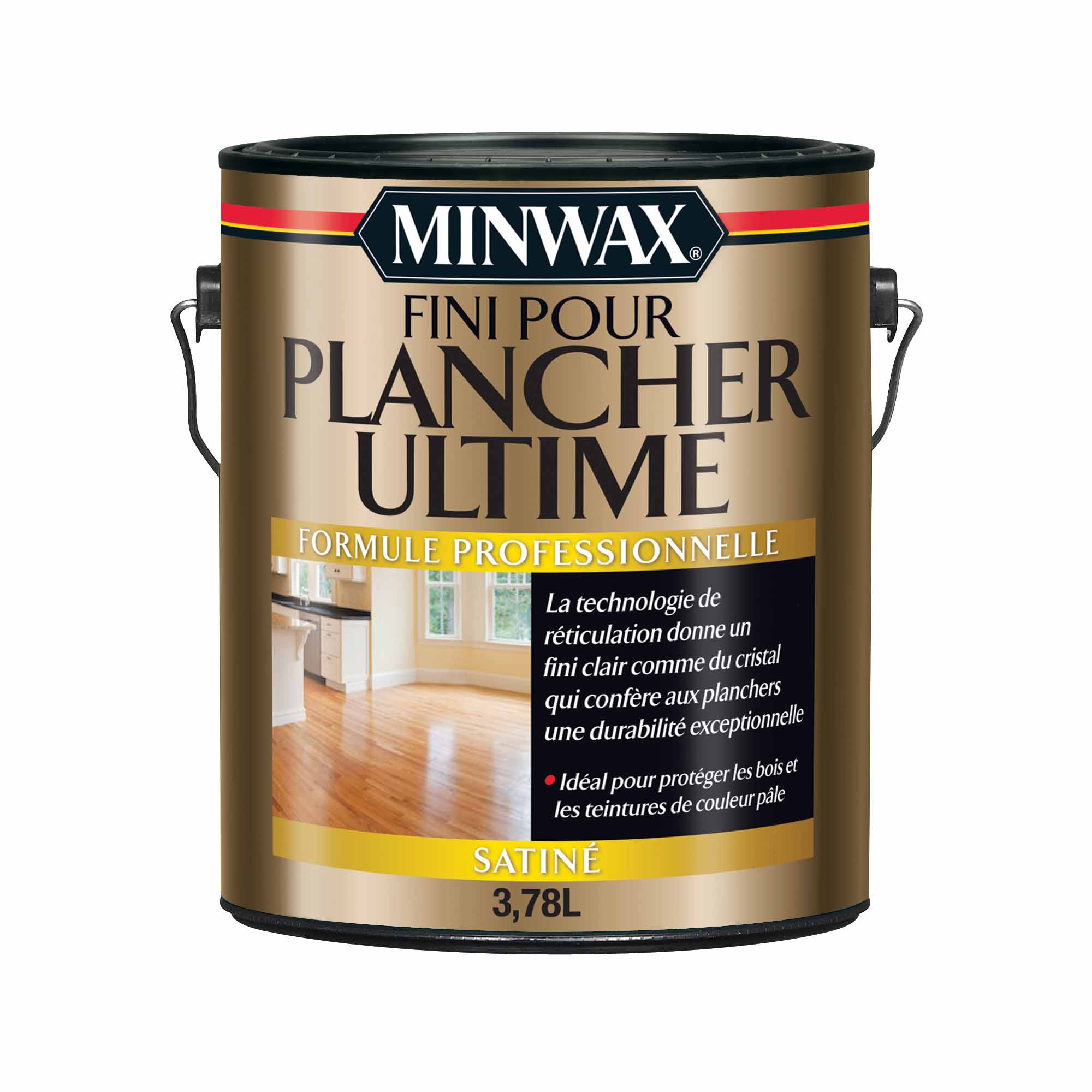 Minwax fini pour plancher Ultime transparent satiné, 3,78 L