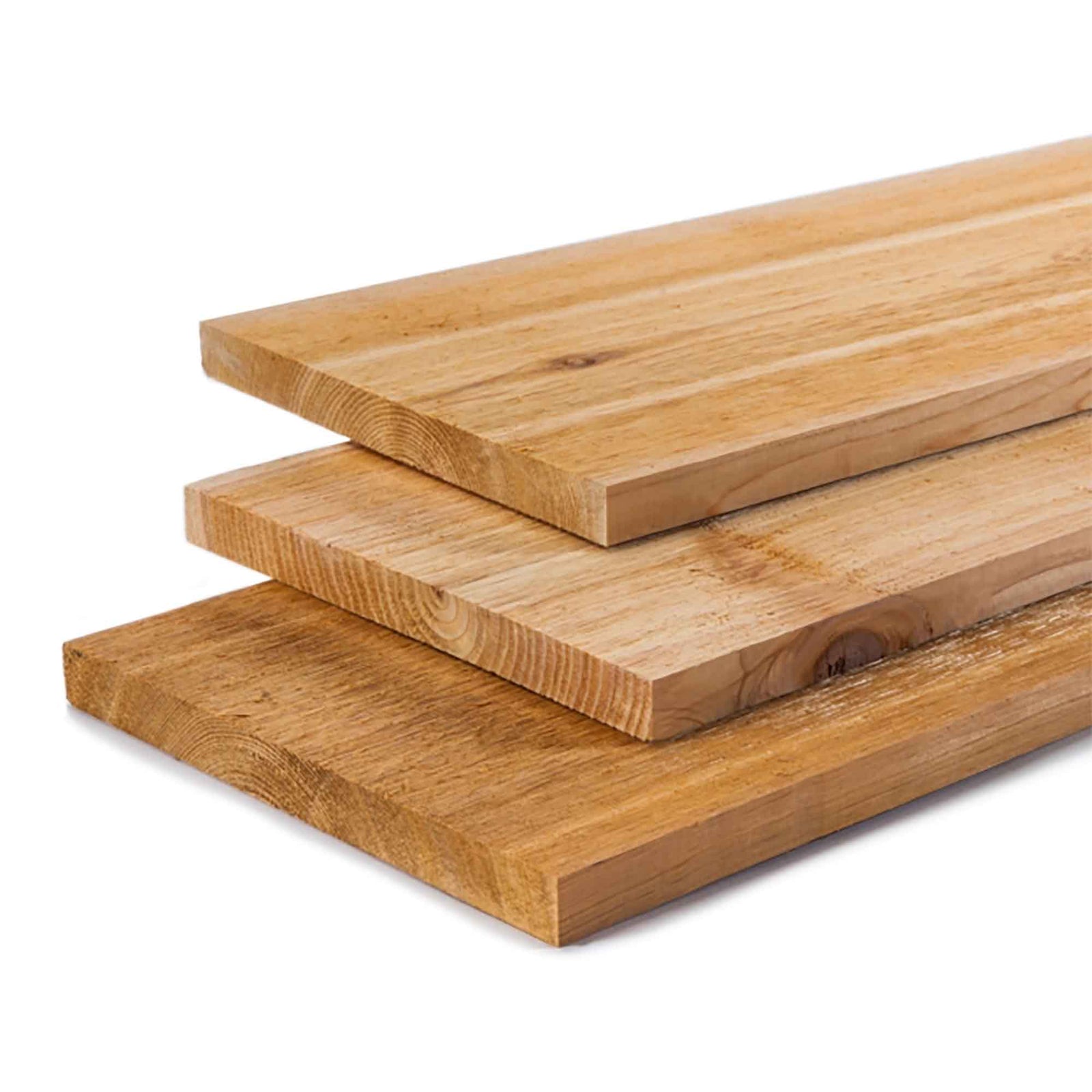 Bois de cèdre rouge de l'Ouest KD B4F, 5/4'' x 5'' x 16'