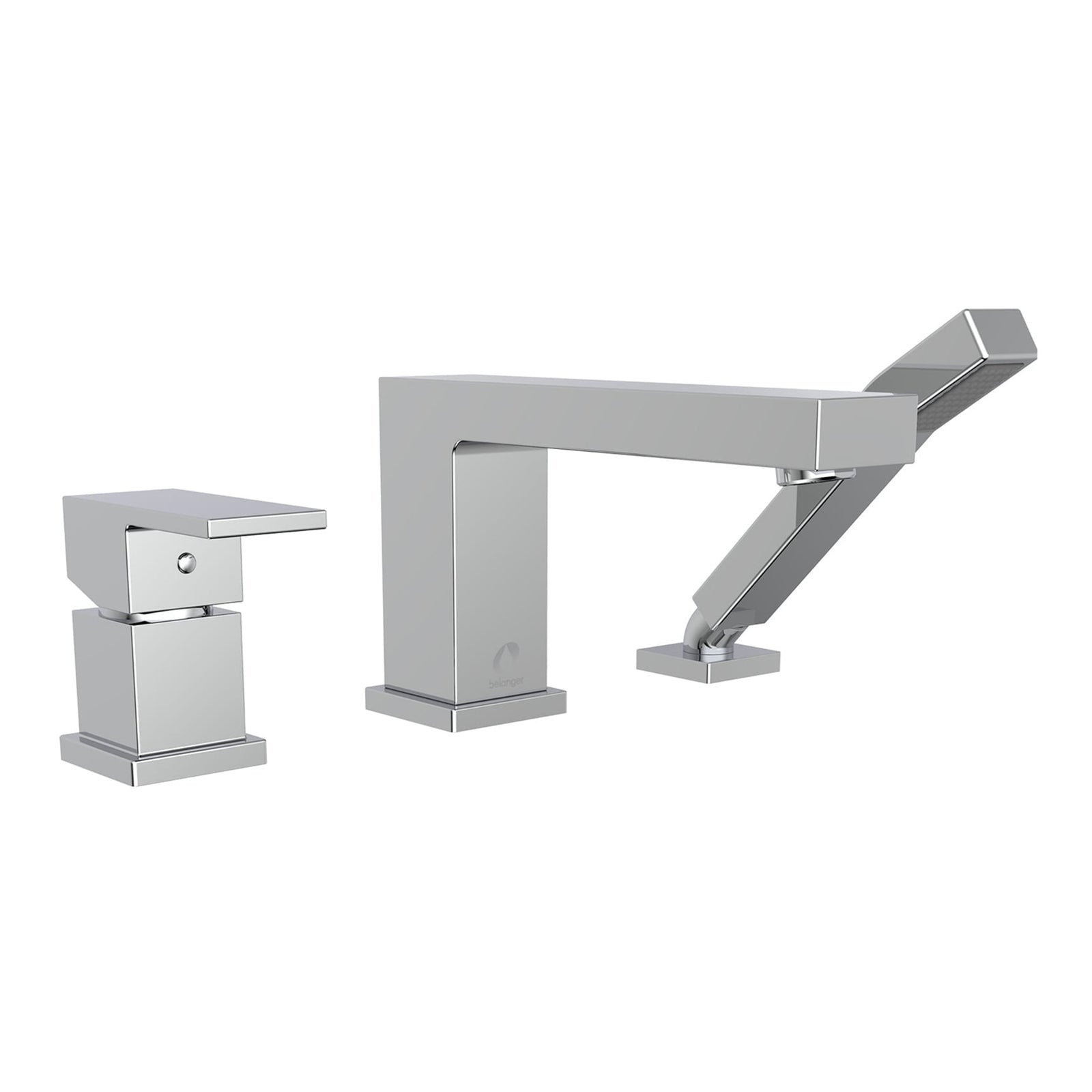 Robinet pour bain romain à une poignée avec douchette