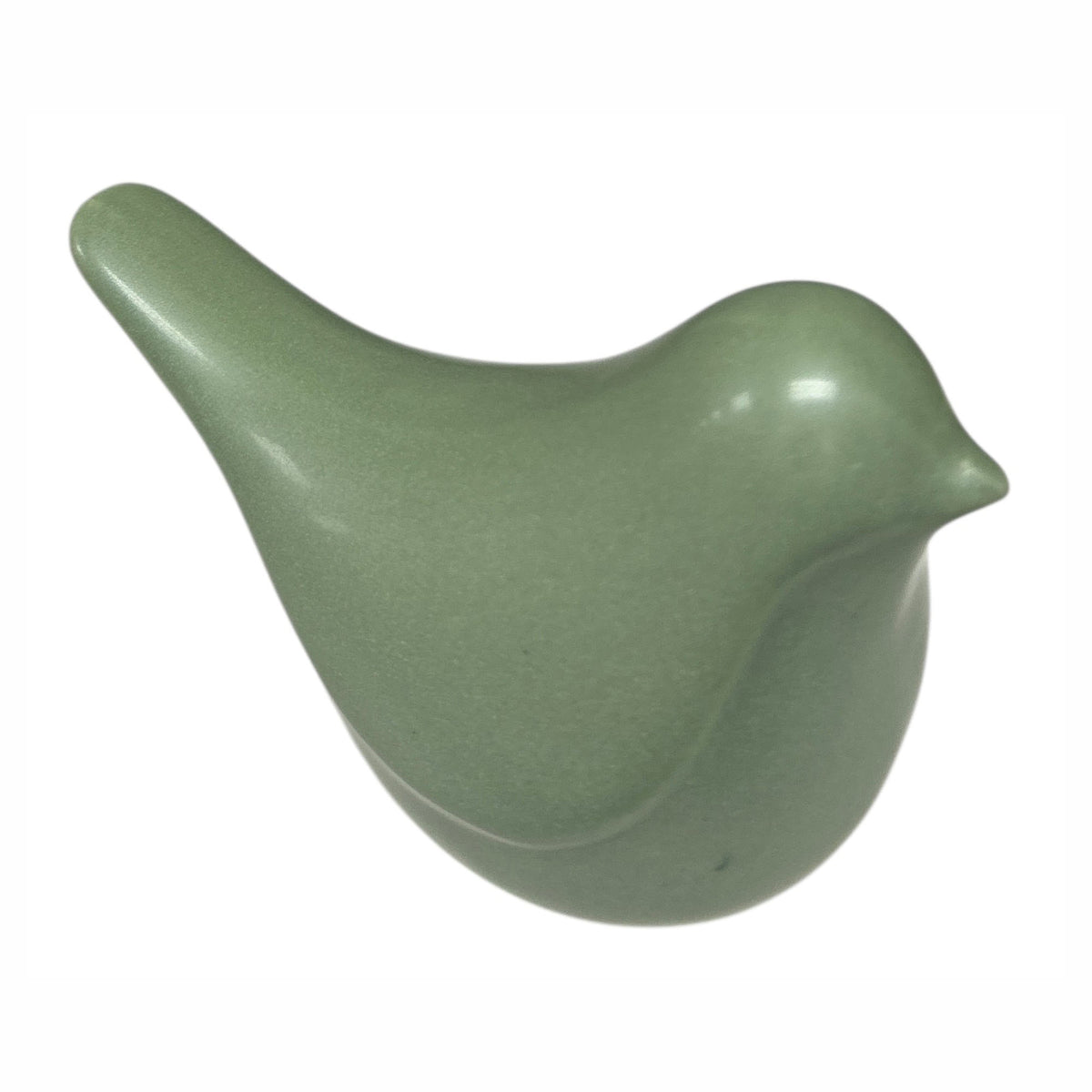 Décoration d'oiseau en céramique, vert (petit)