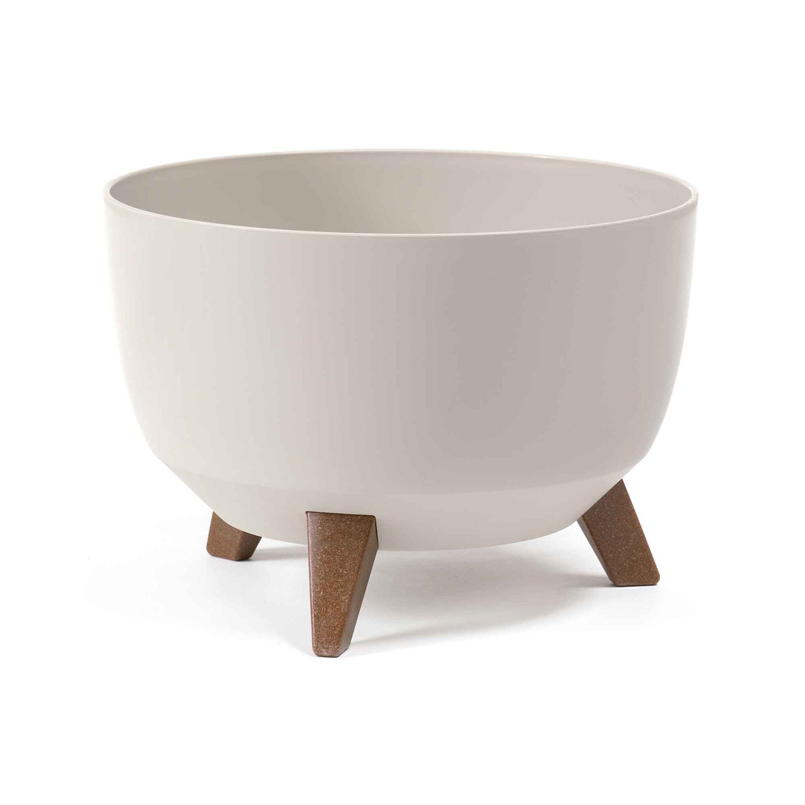 Jardinière Roma bol de couleur coton sur pattes, 13" x 7''