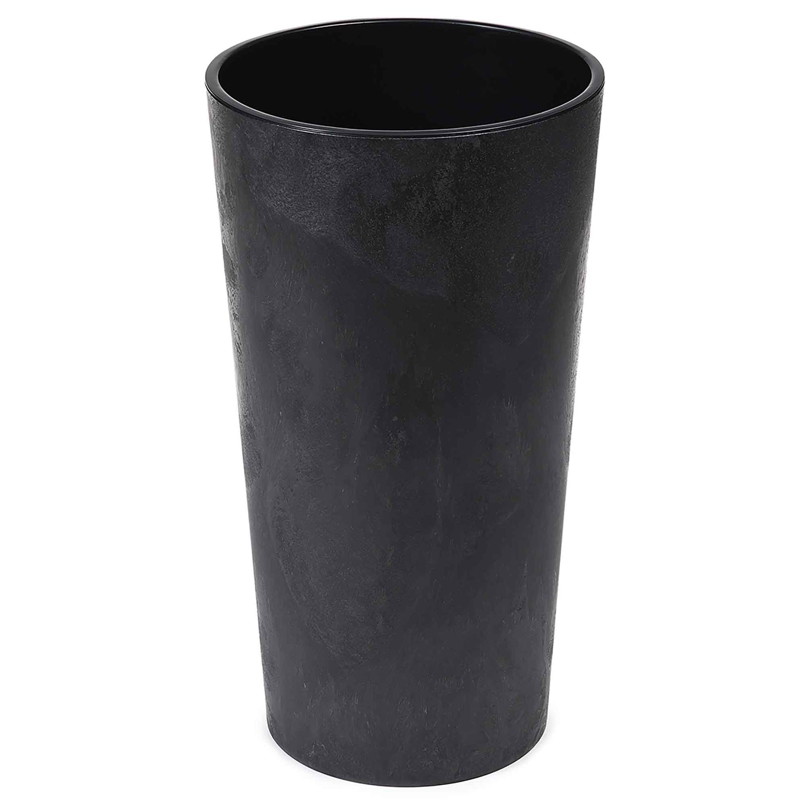 Jardinière Lilia noir béton, 12'' x 22''