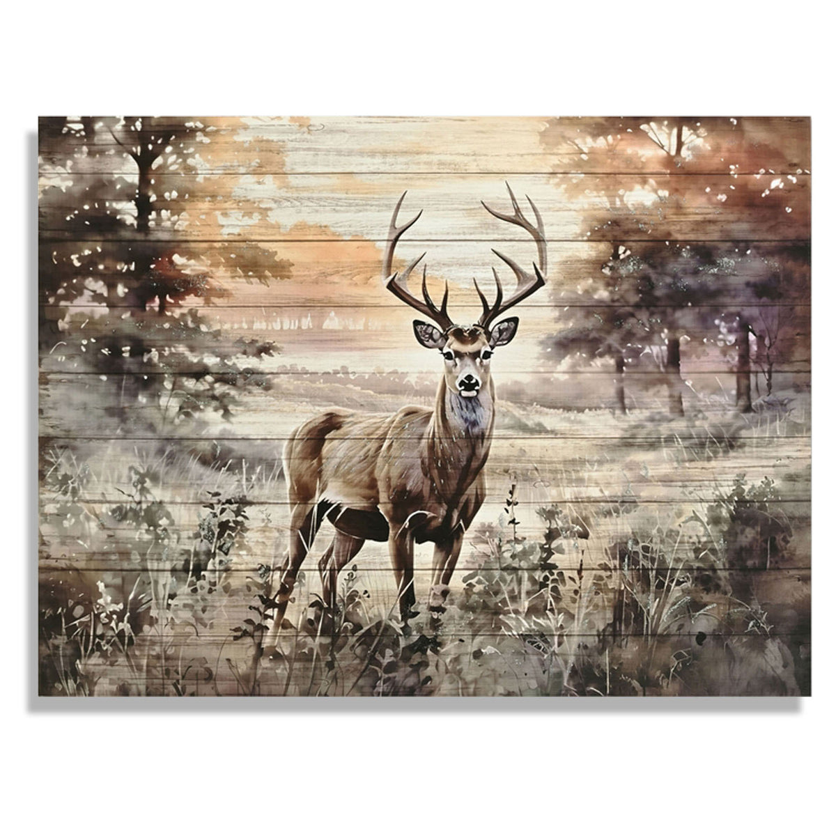 Canevas de cerf de Virginie, 23-1/2'' x 31-1/2''