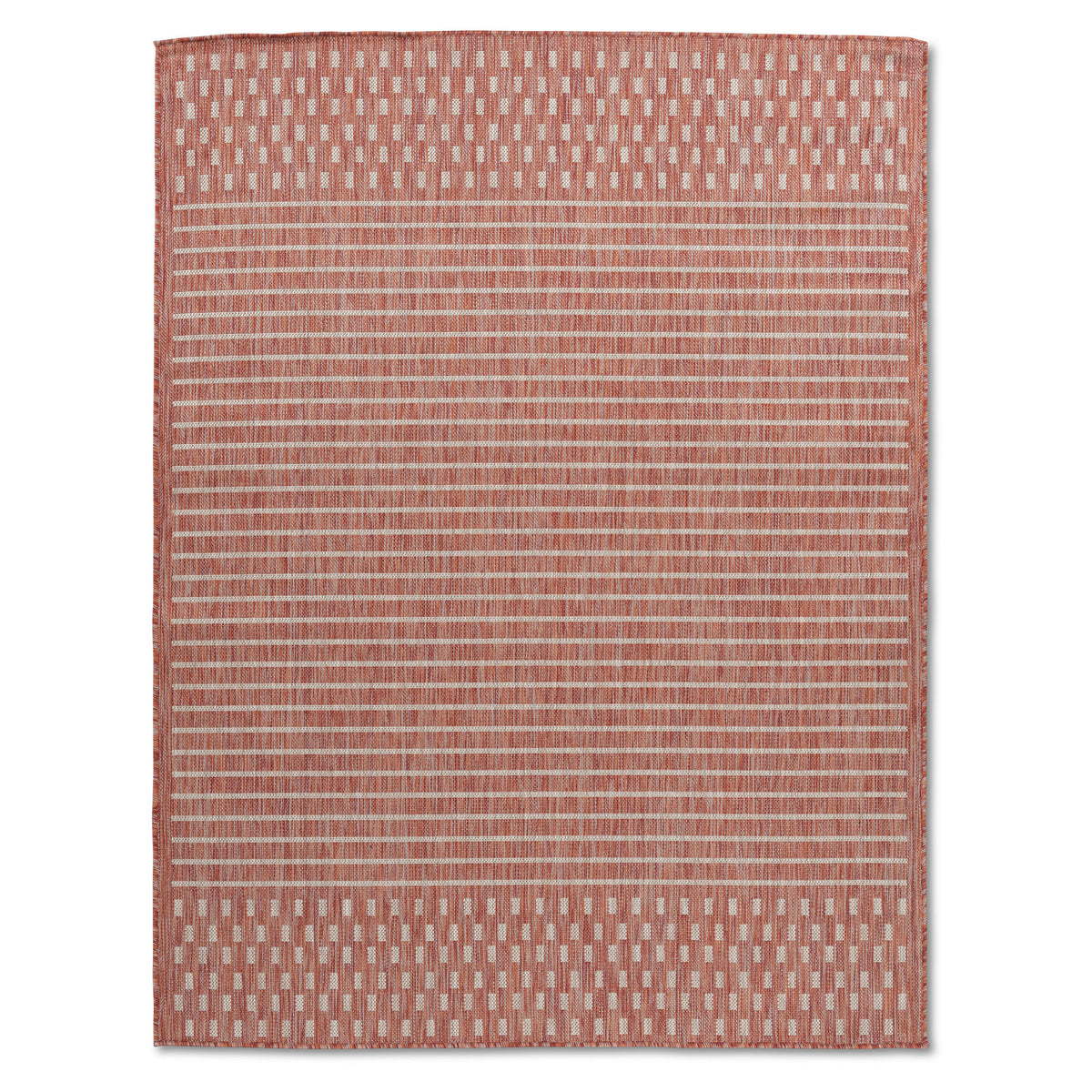 Tapis d'intérieur et d'extérieur Cabana, 5'-3" x 7' (brique )