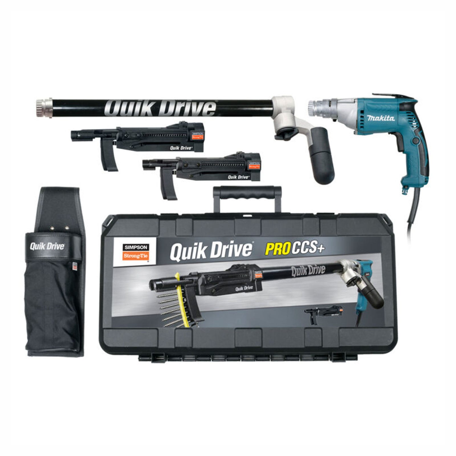 Système combiné Makita polyvalent Quik Drive PROCCS+, 2 500 tr/min