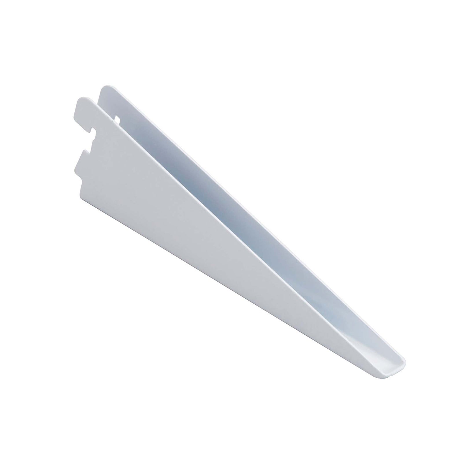 Support blanc à tablette double, 12-1/2''
