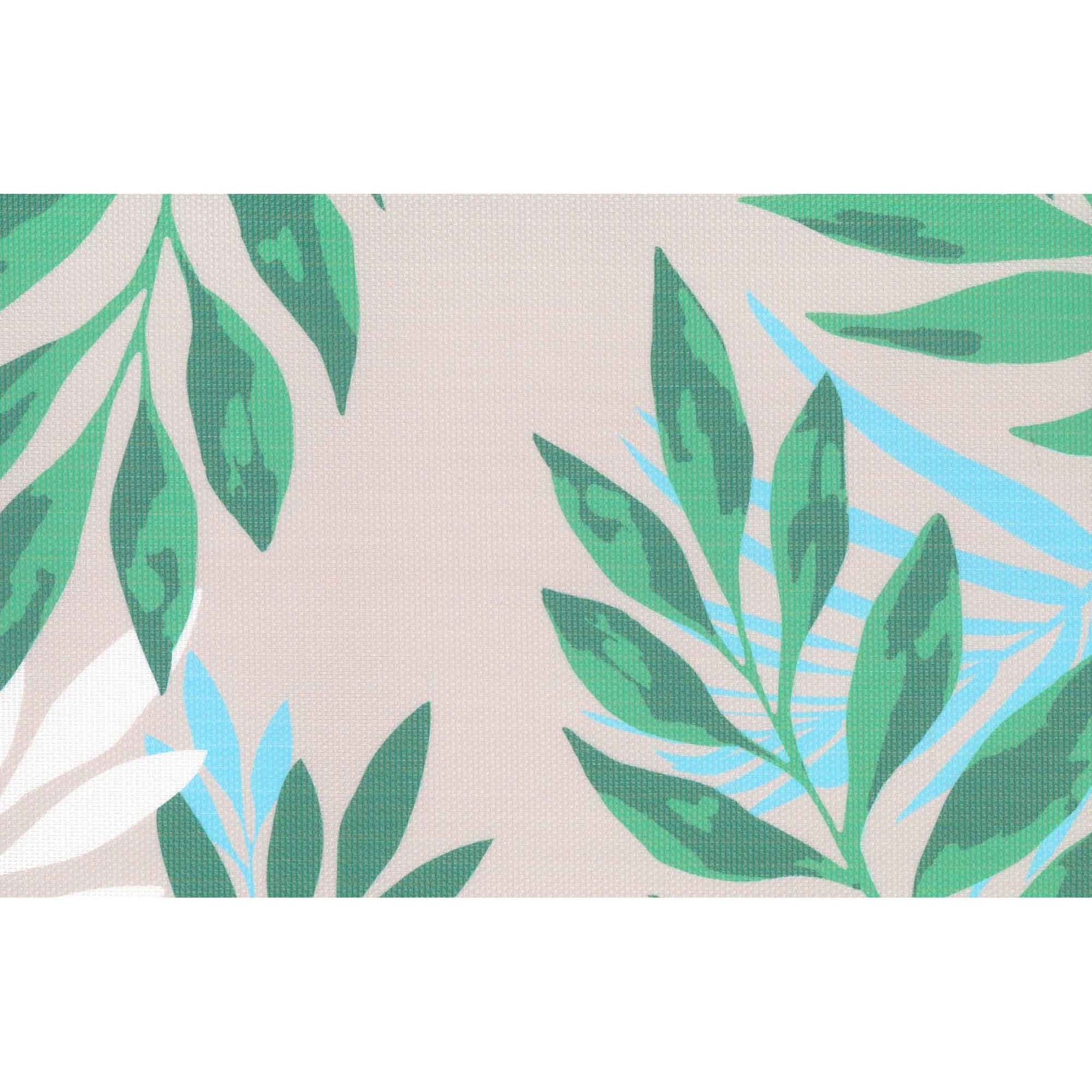 Napperon tissé en textilène de 12" x 18", imprimé feuillage