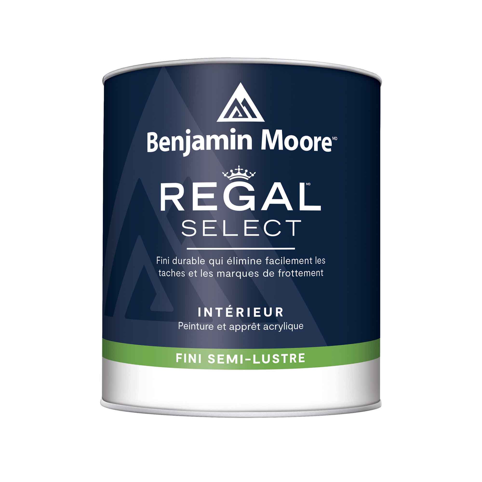 Peinture et apprêt d’intérieur Regal Select semi-lustre blanc, 946 ml