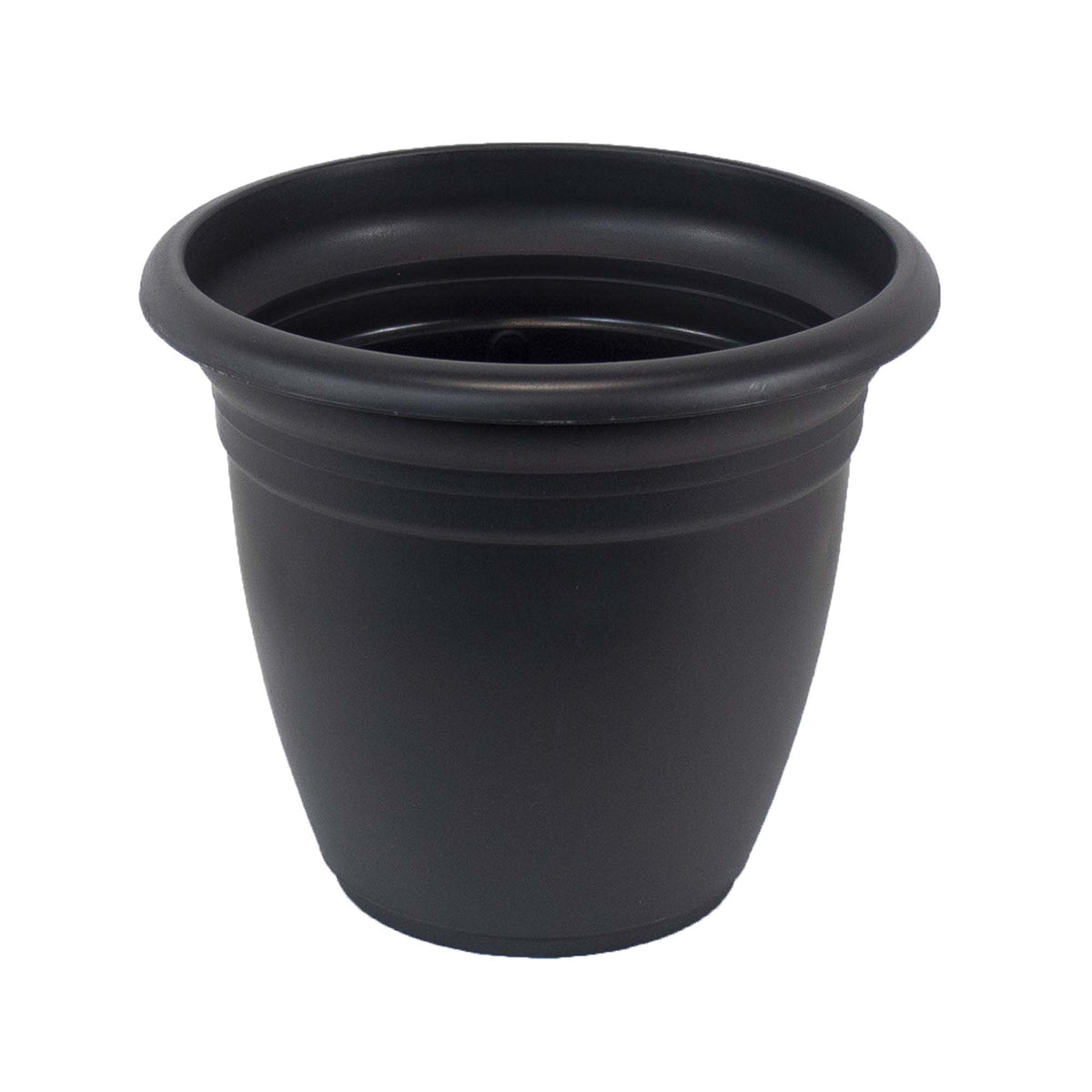 Pot Terme plastique anthracite, 14&#39;&#39;