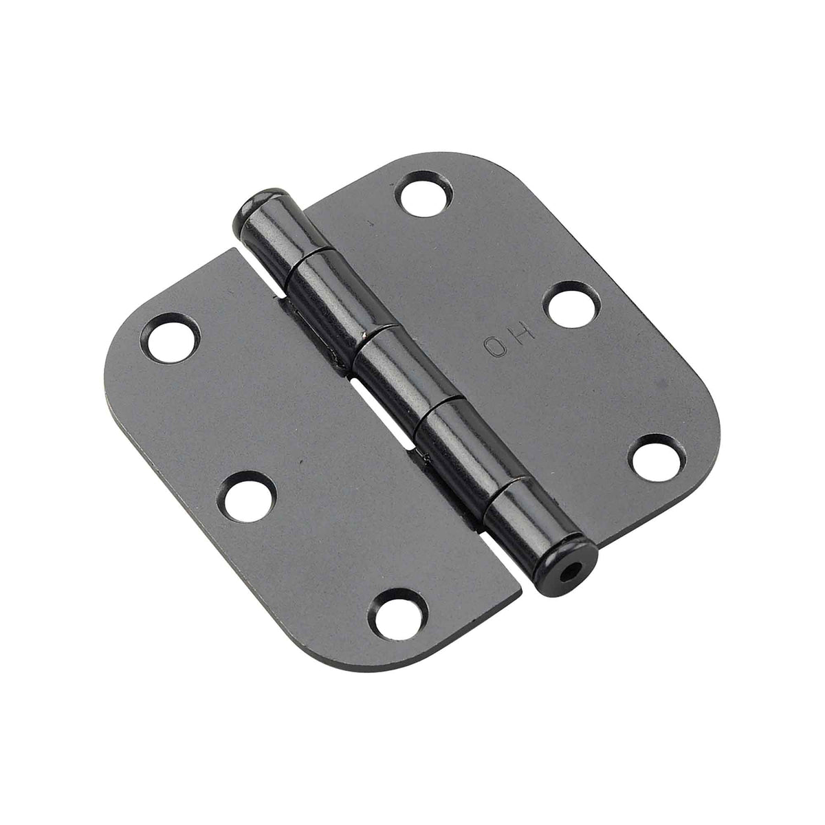 Penture à mortaiser noire de 3&#39;&#39; avec rayon de 5/8&#39;&#39;, emballage de 2 unités