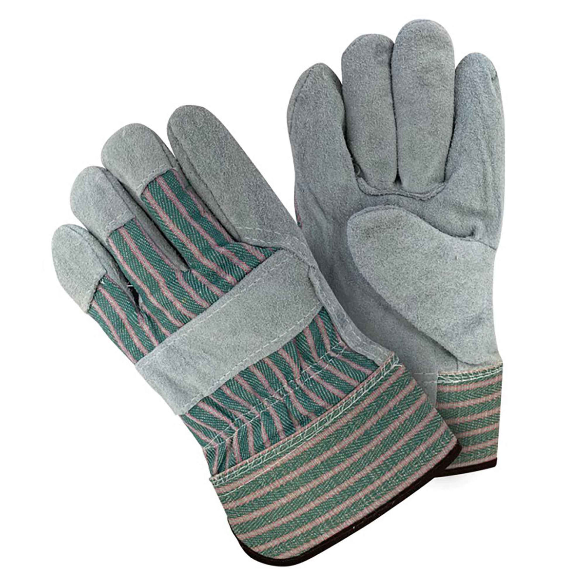 Gants de travail en cuir fendu de qualité supérieure, taille unique