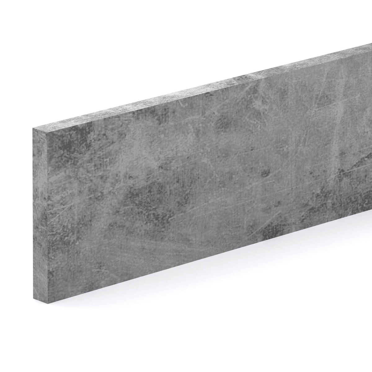 Barre plate en acier non plaqué, 1/8'' x 1/2'' x 48''