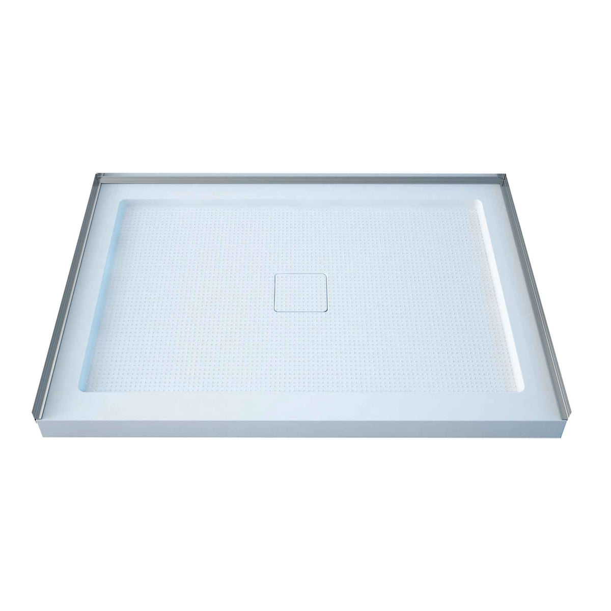 Base de douche en acrylique blanche, 60" x 36" x 2-1/2"