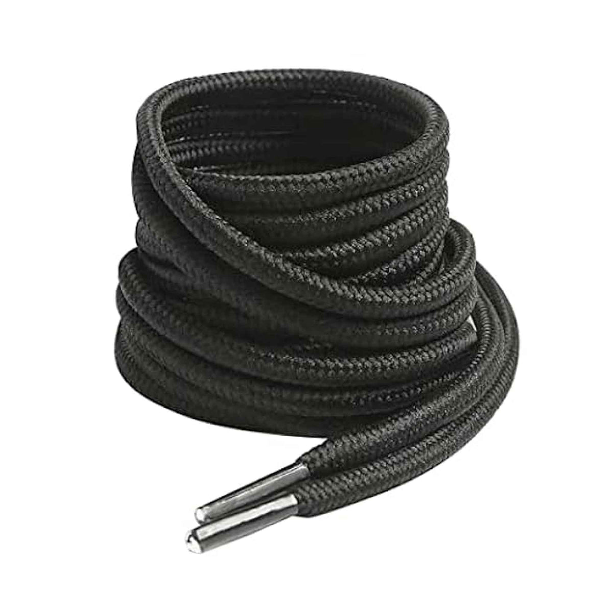 Paire de lacets ronds et noirs, 63"