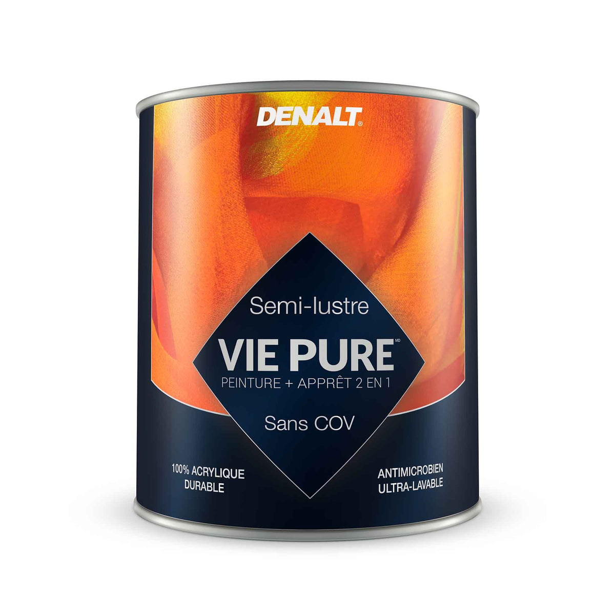 Peinture et apprêt 2 en 1 Vie Pure semi-lustre base moyenne, 927 ml