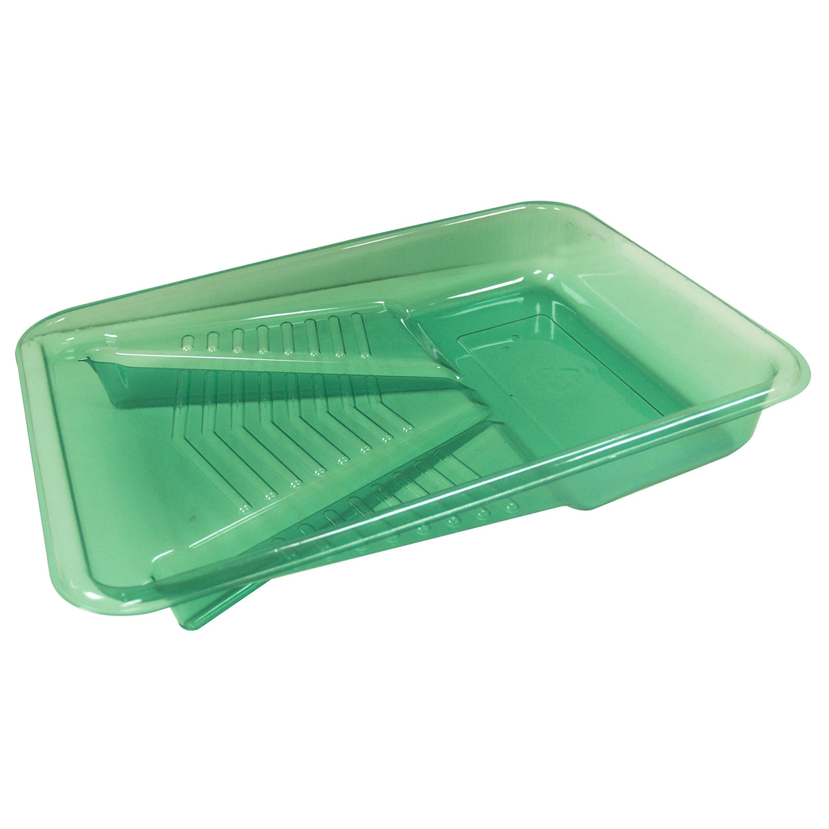 Plateau de 9 1/2 po, 2 L, en plastique vert fait de matières recyclées