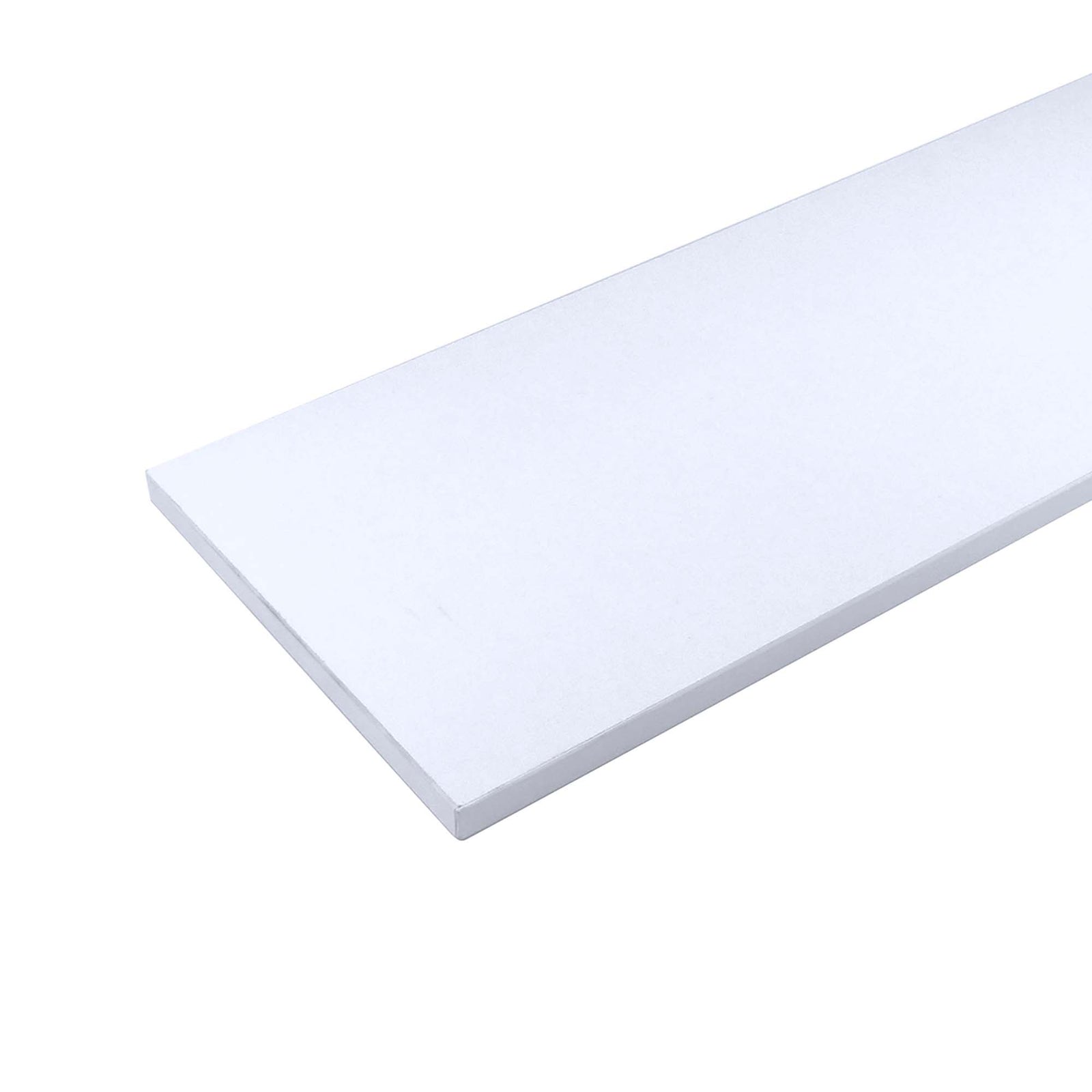 Tablette en mélamine blanche, 48'' x 8'' x 5/8''