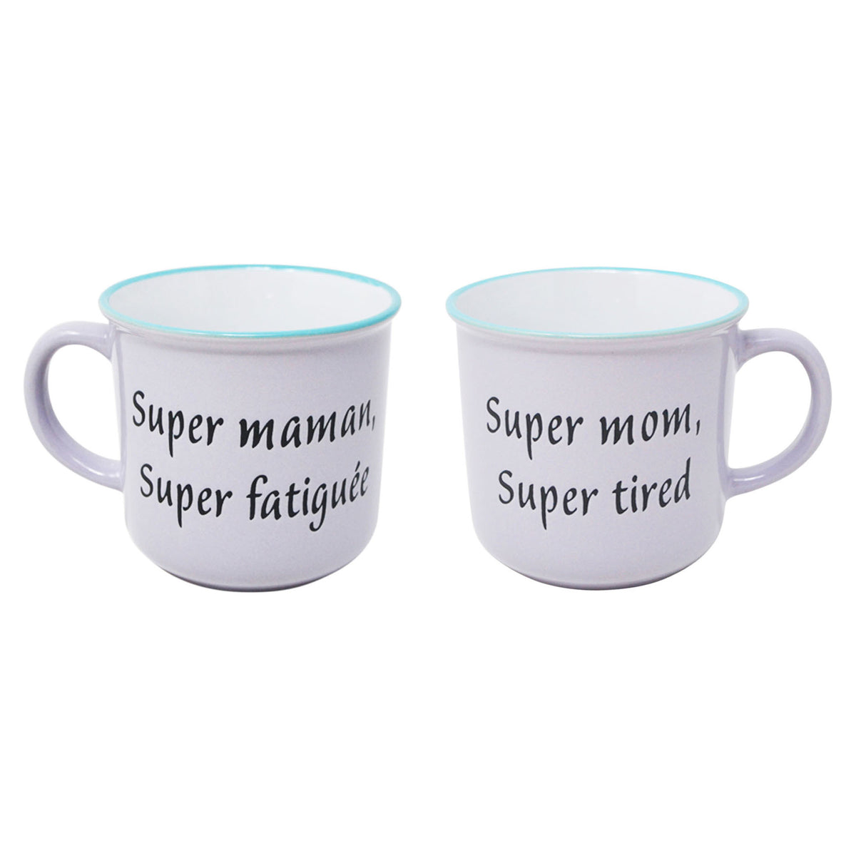 Tasse "Super maman, Super fatiguée", 400 ml