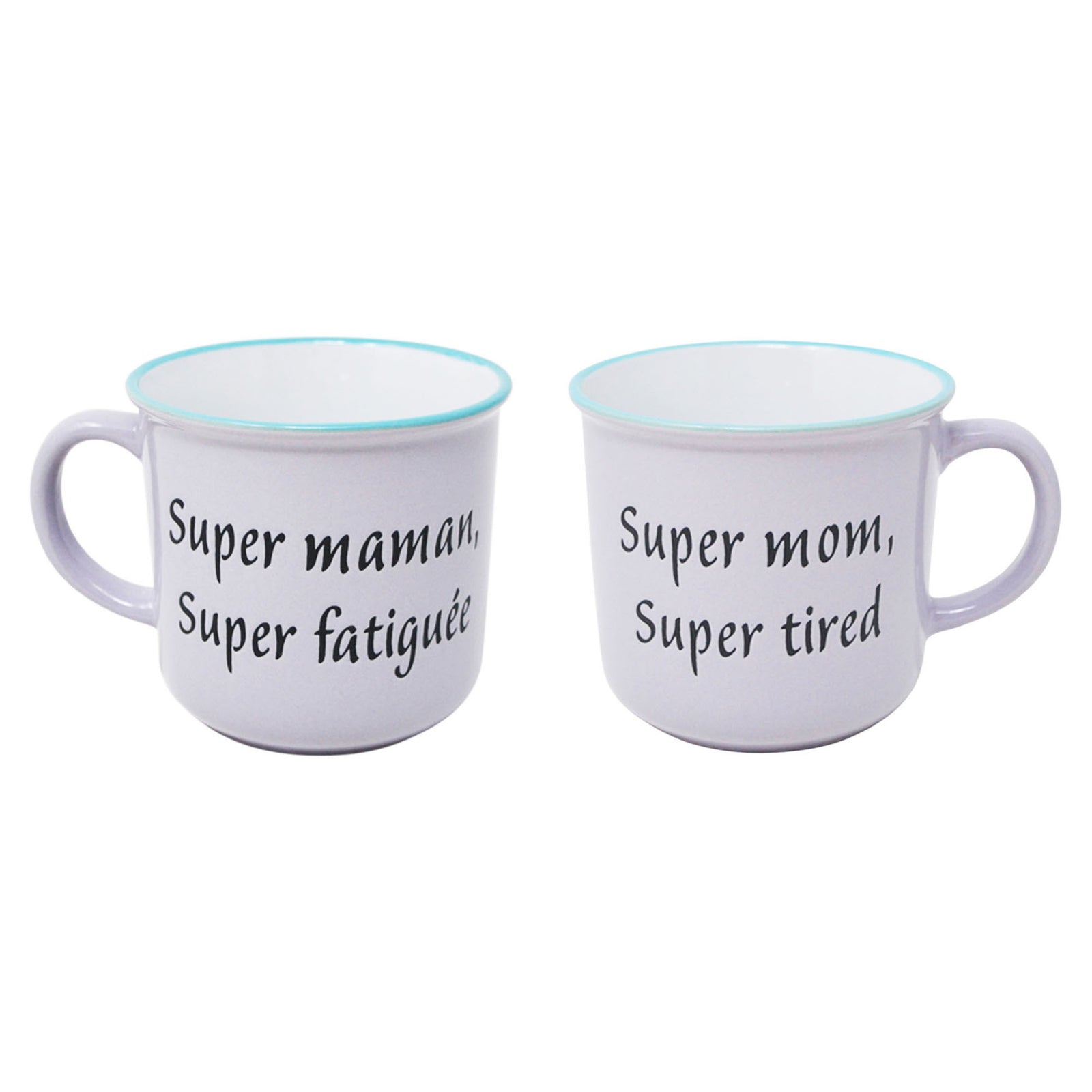 Tasse "Super maman, Super fatiguée", 400 ml