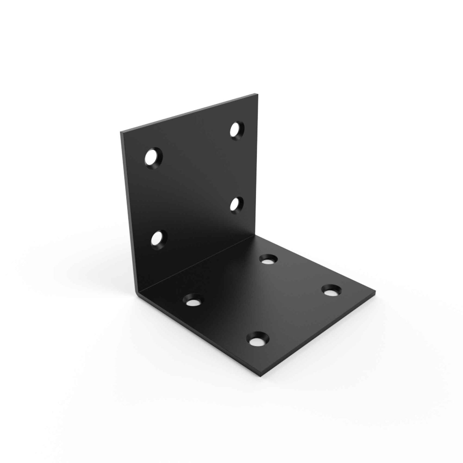 Renfort 90° à trous coniques de 1/8" d'épaisseur, 4" x 4" x 4"