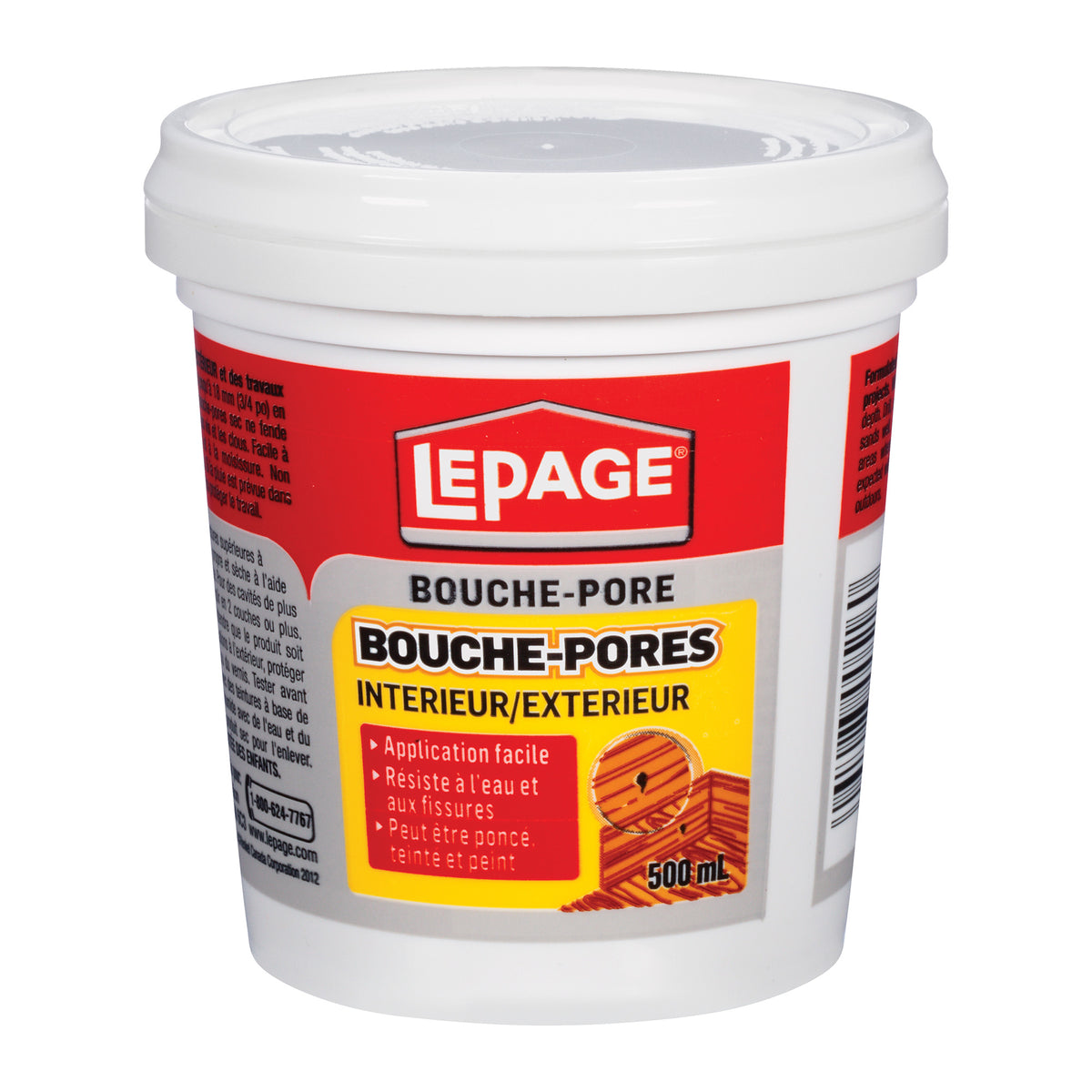 Bouche-pores d&#39;intérieur et d&#39;extérieur au latex, 500 ml