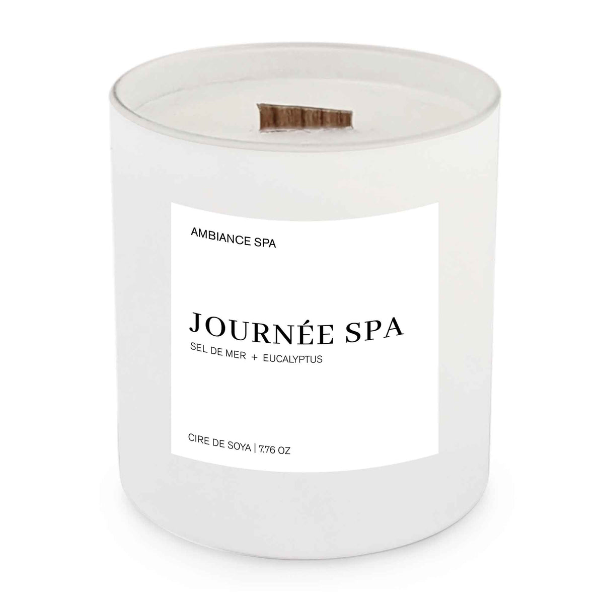 Chandelle parfumée en cire de soya Ambiance Spa, journée spa (7,76 oz)