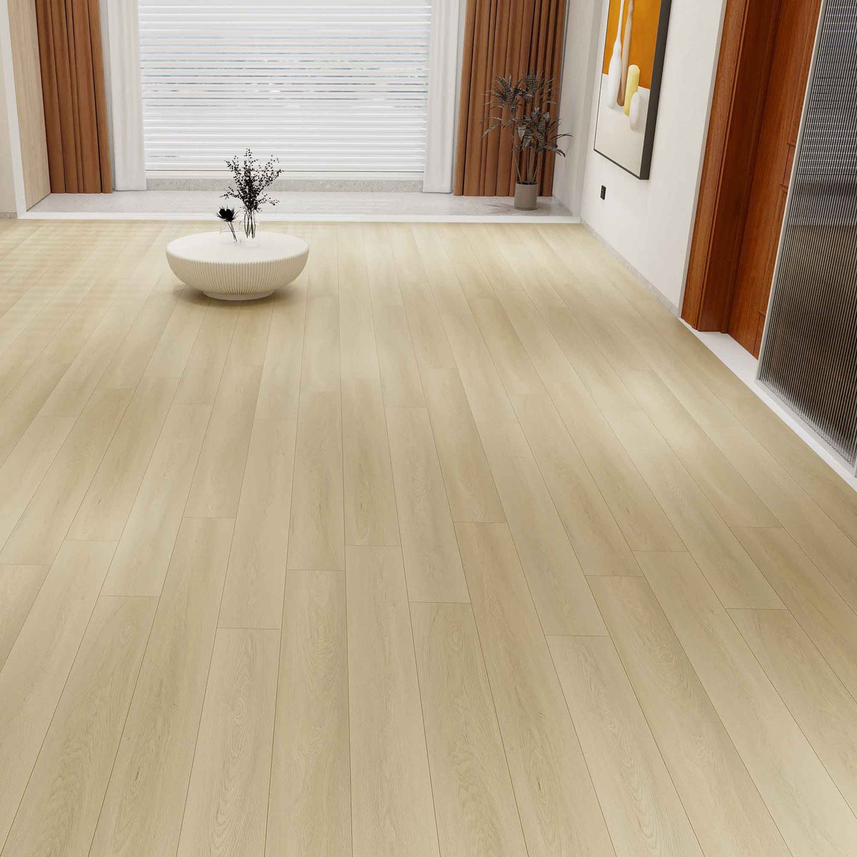 SPC York Oak Vinyl Flooring of 5.5 mm, 6" x 48" (27.57 ft2) - GAGNON ...