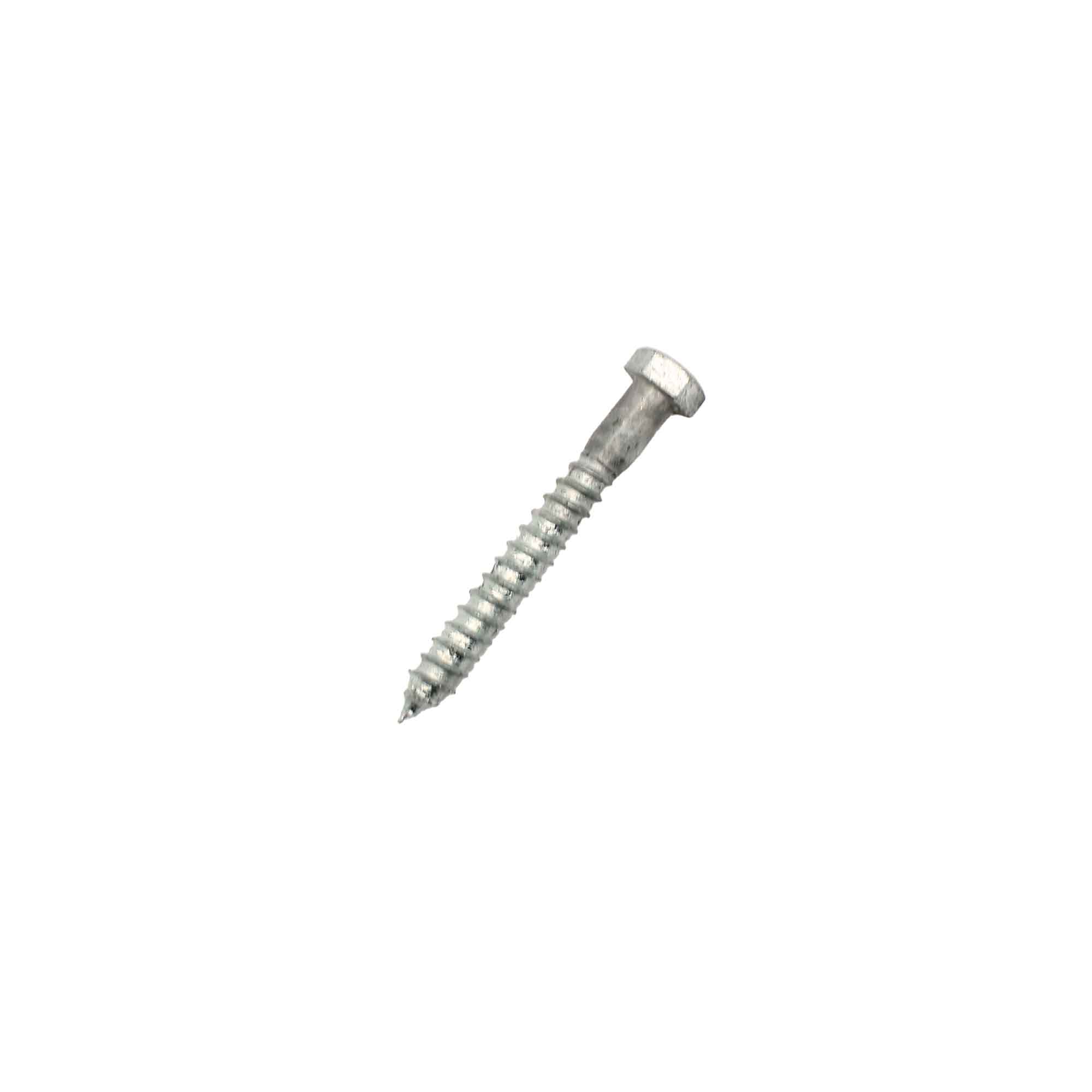 Tire-fond galvanisé, 1/4" x 3-1/2" (50 unités)