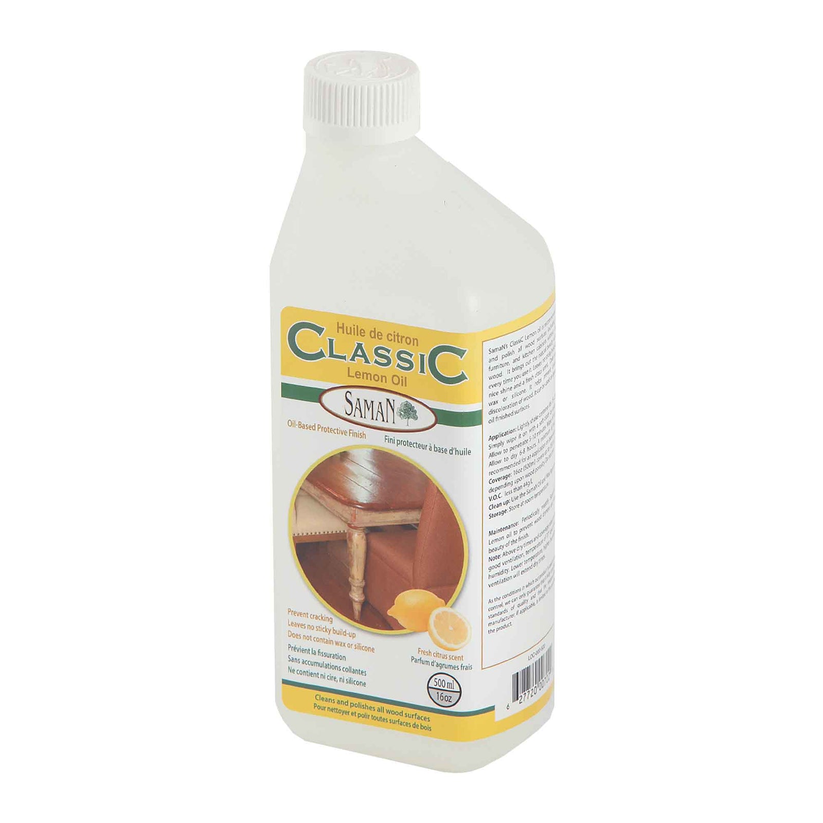 Huile protectrice de citron, 500 ml        