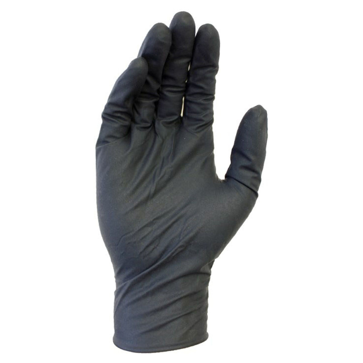 Gants en nitrile noir jetable et sans poudre, 2 T-grand (50 unités)   