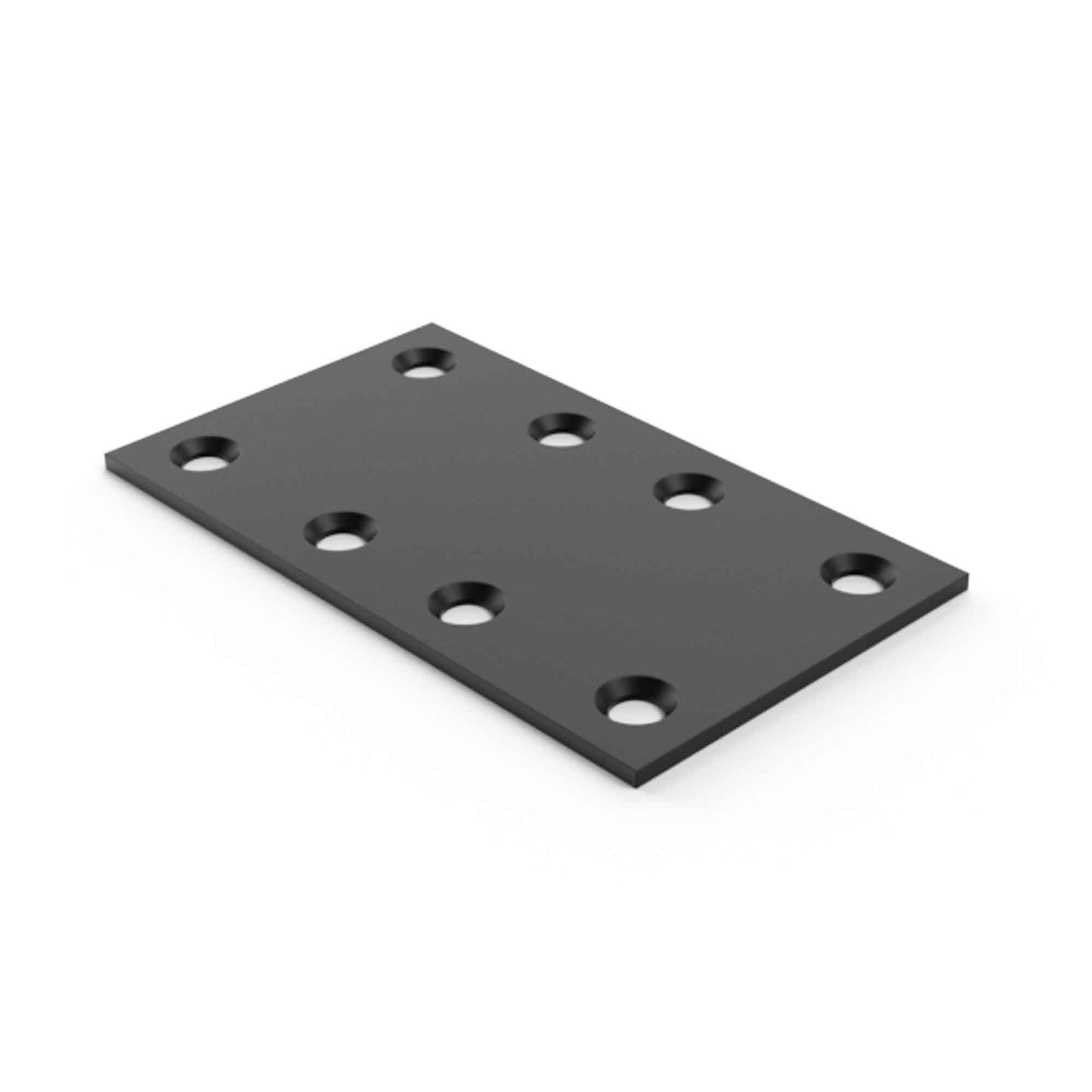 Connecteur plat à trous coniques, 3" x 5-1/2" x 1/8"