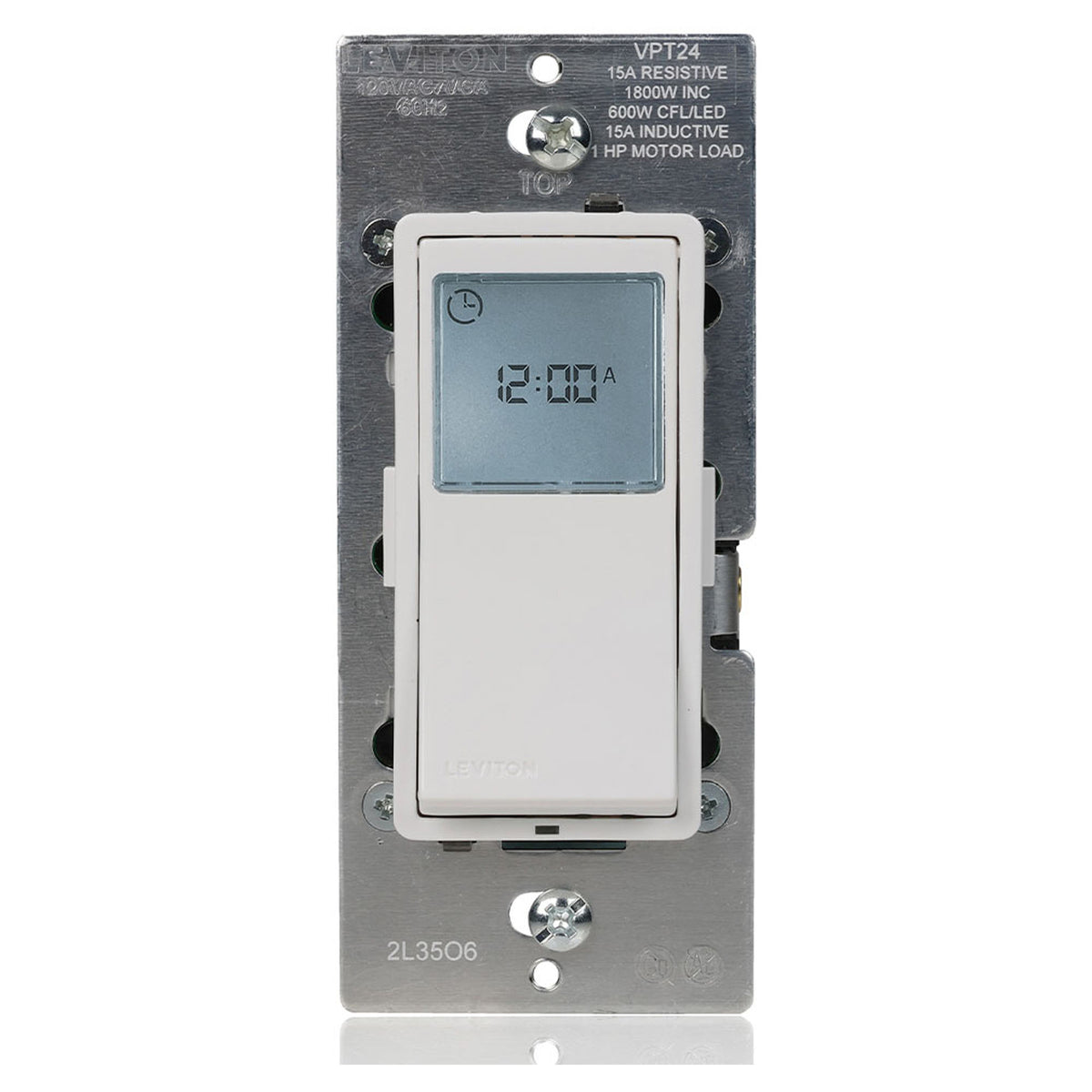 Minuterie Decora astronomique et programmable sur 24 heures, blanc