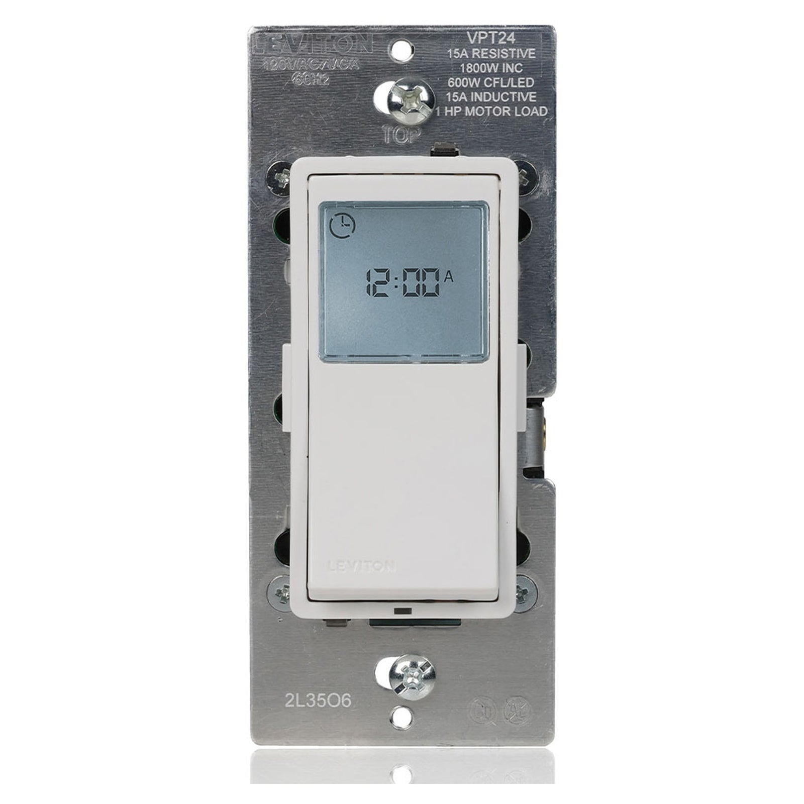 Minuterie Decora astronomique et programmable sur 24 heures, blanc