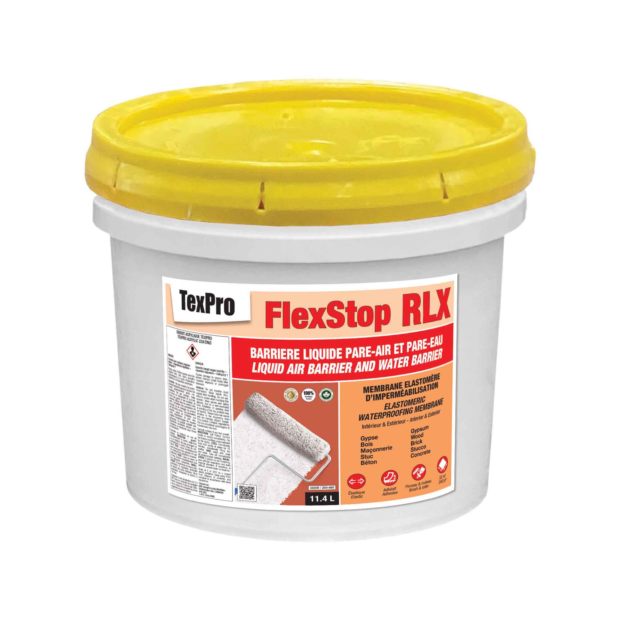 Membrane élastomère d'imperméabilisation FlexStop RLX, 11,4 L